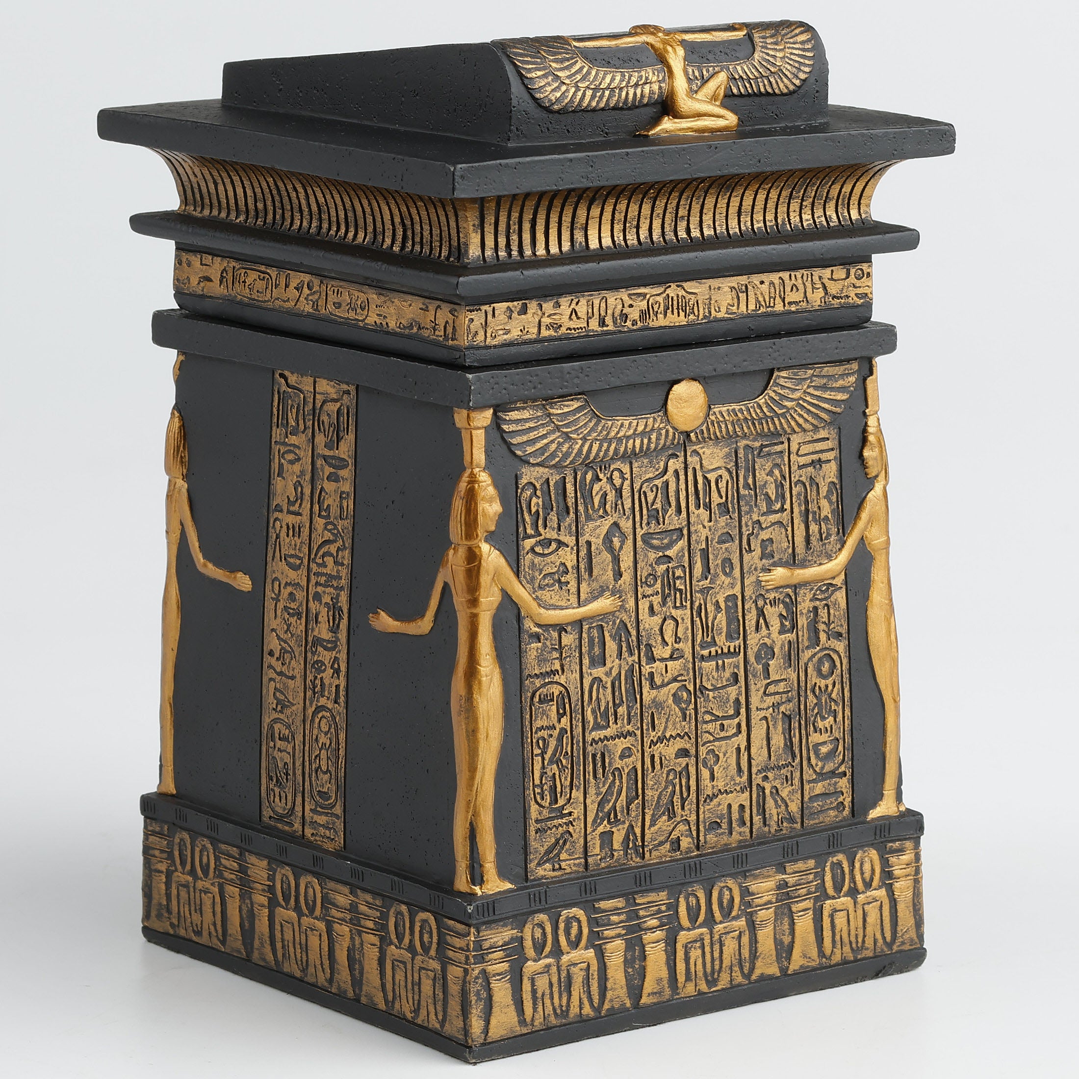 Egpytian Canopic Shrine Trinket Box