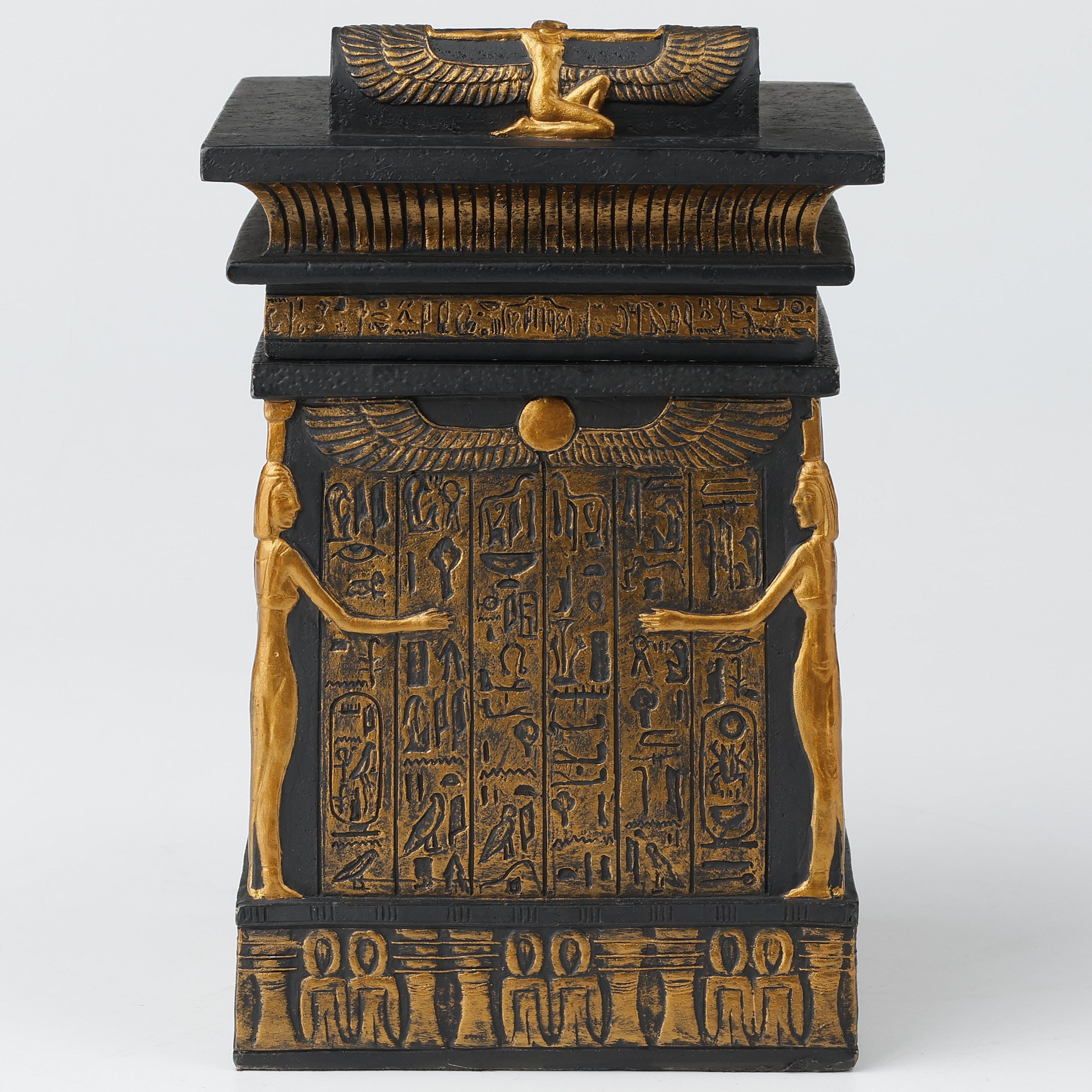 Egpytian Canopic Shrine Trinket Box