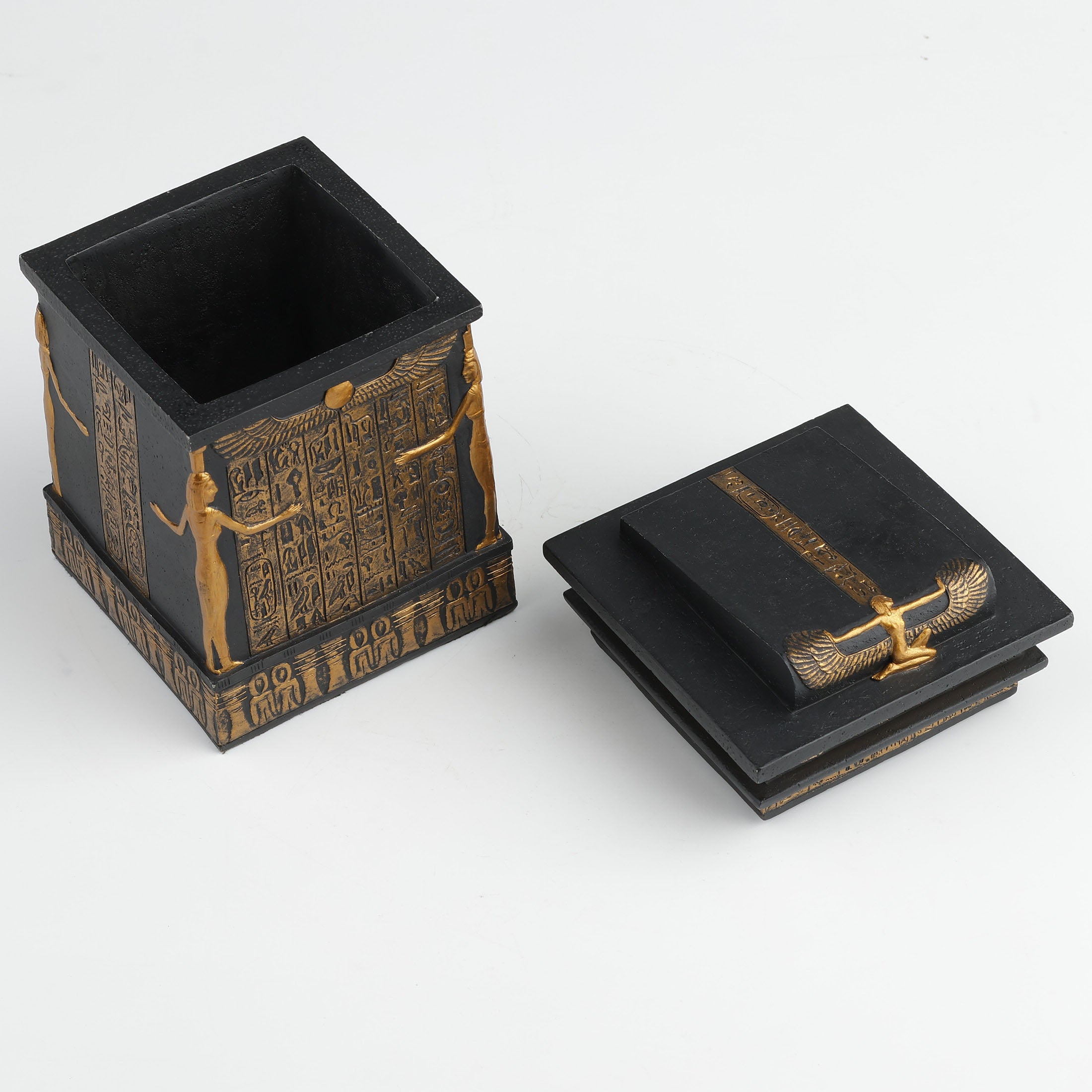 Egpytian Canopic Shrine Trinket Box