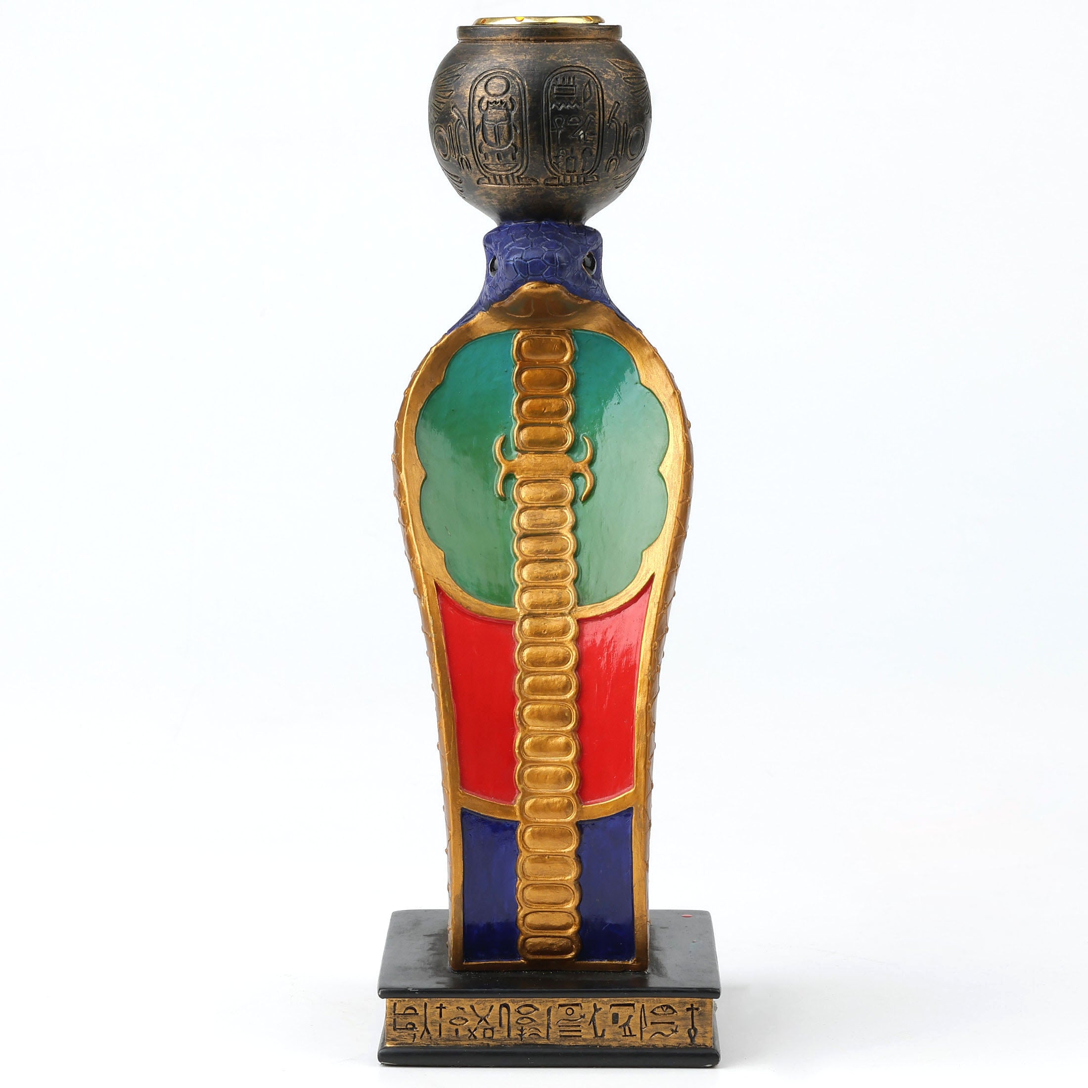 Egyptian Cobra Uraeus Candle Holder