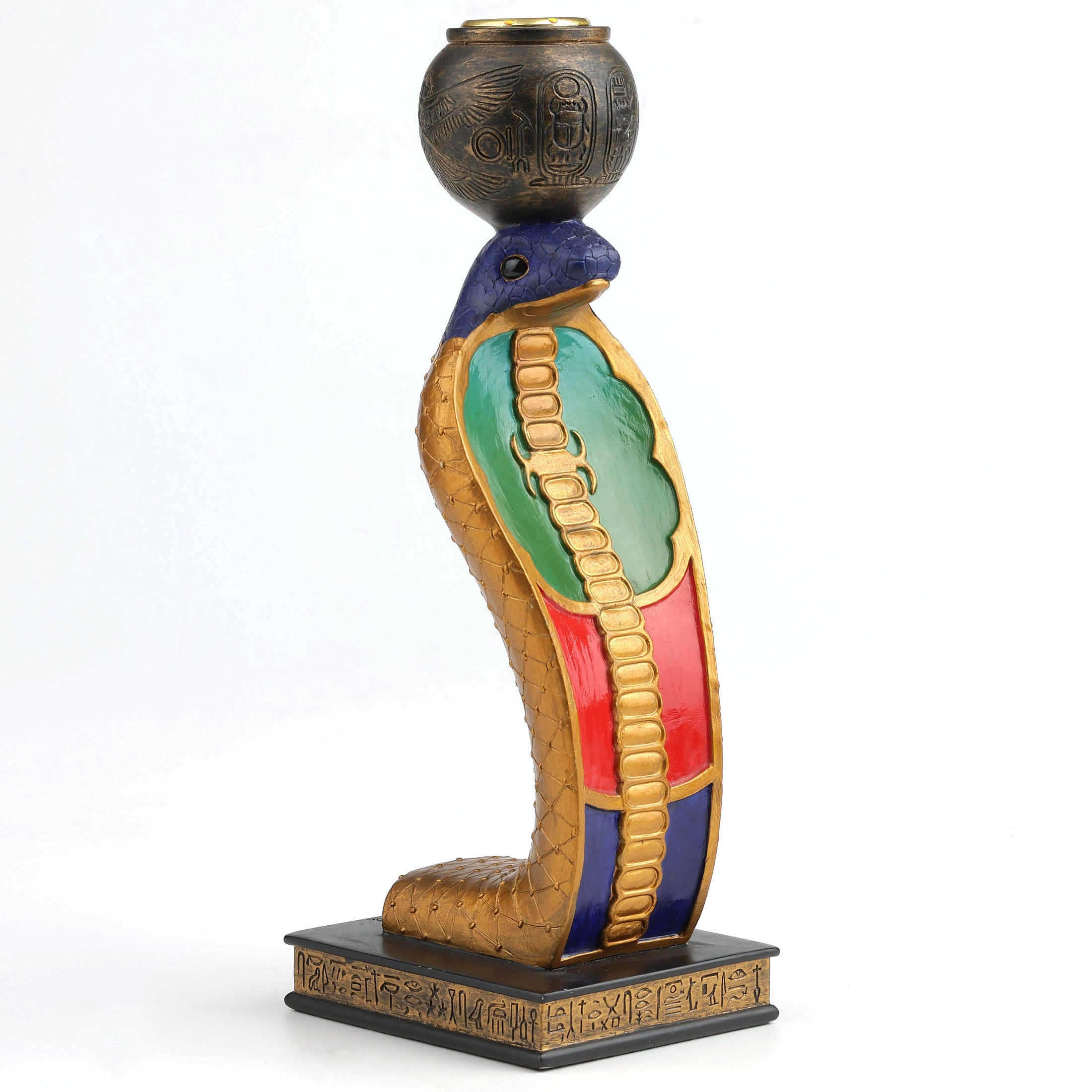 Egyptian Cobra Uraeus Candle Holder