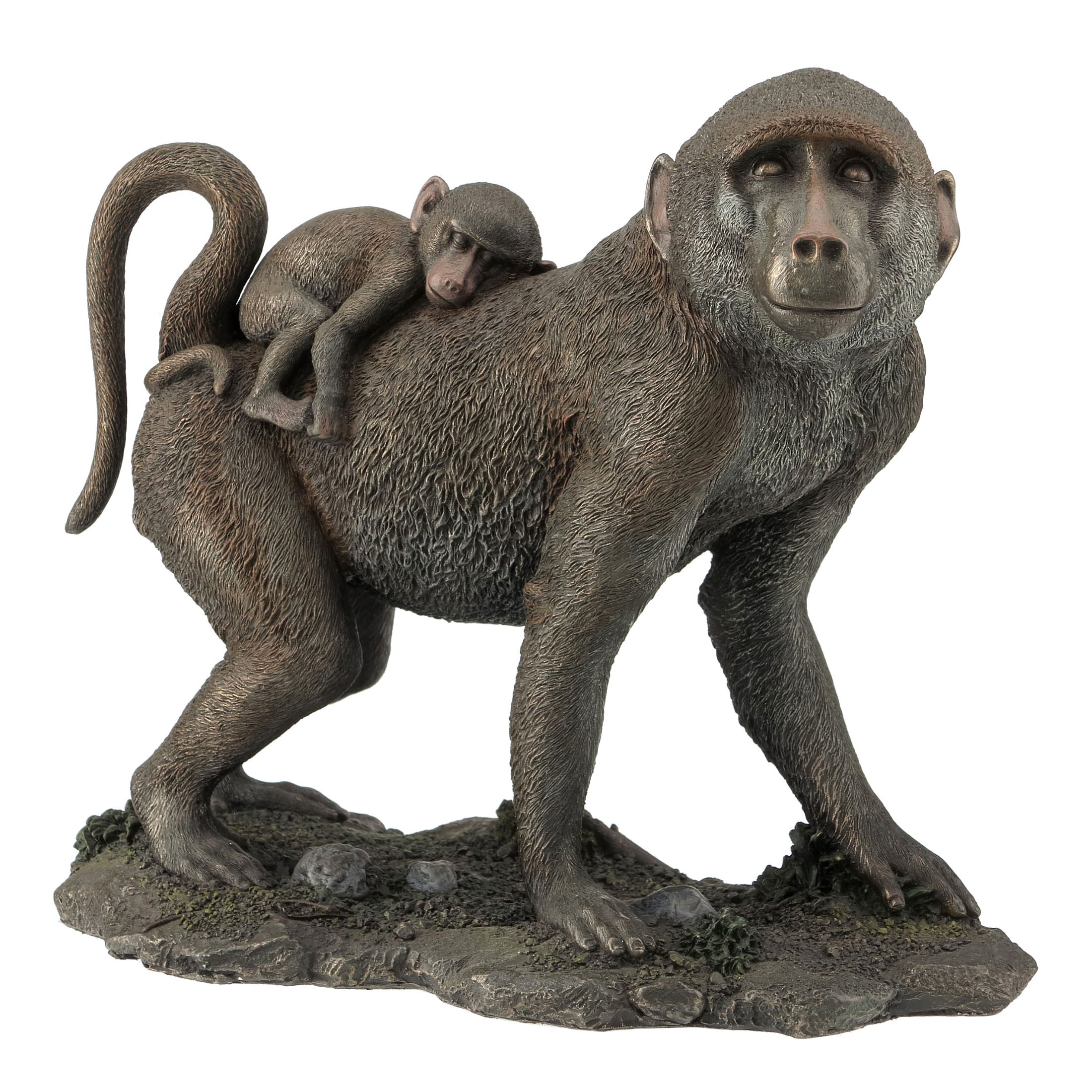 Baboon and Baby Baboon(Bronze)