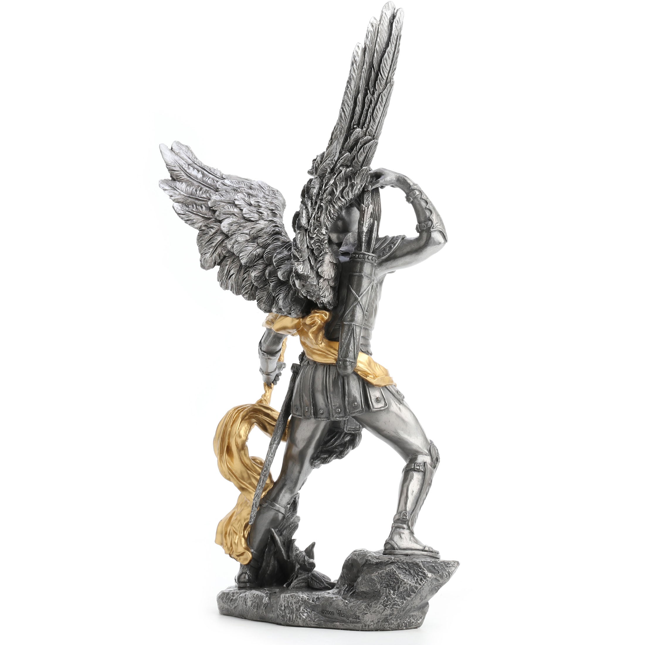 Archangel Uriel (Pewter and Gold)