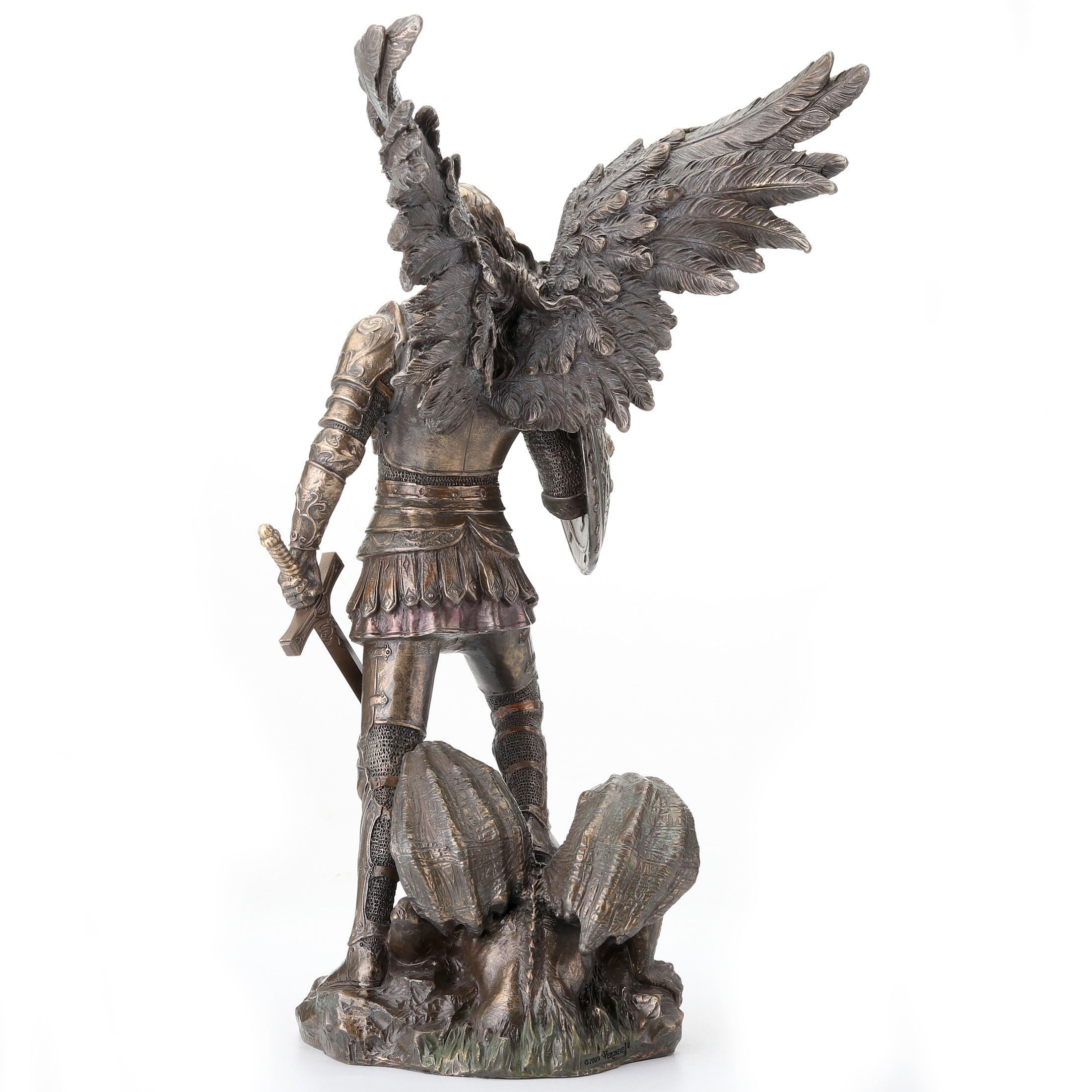 Saint Michael Standing On Demon With Sword And Shield