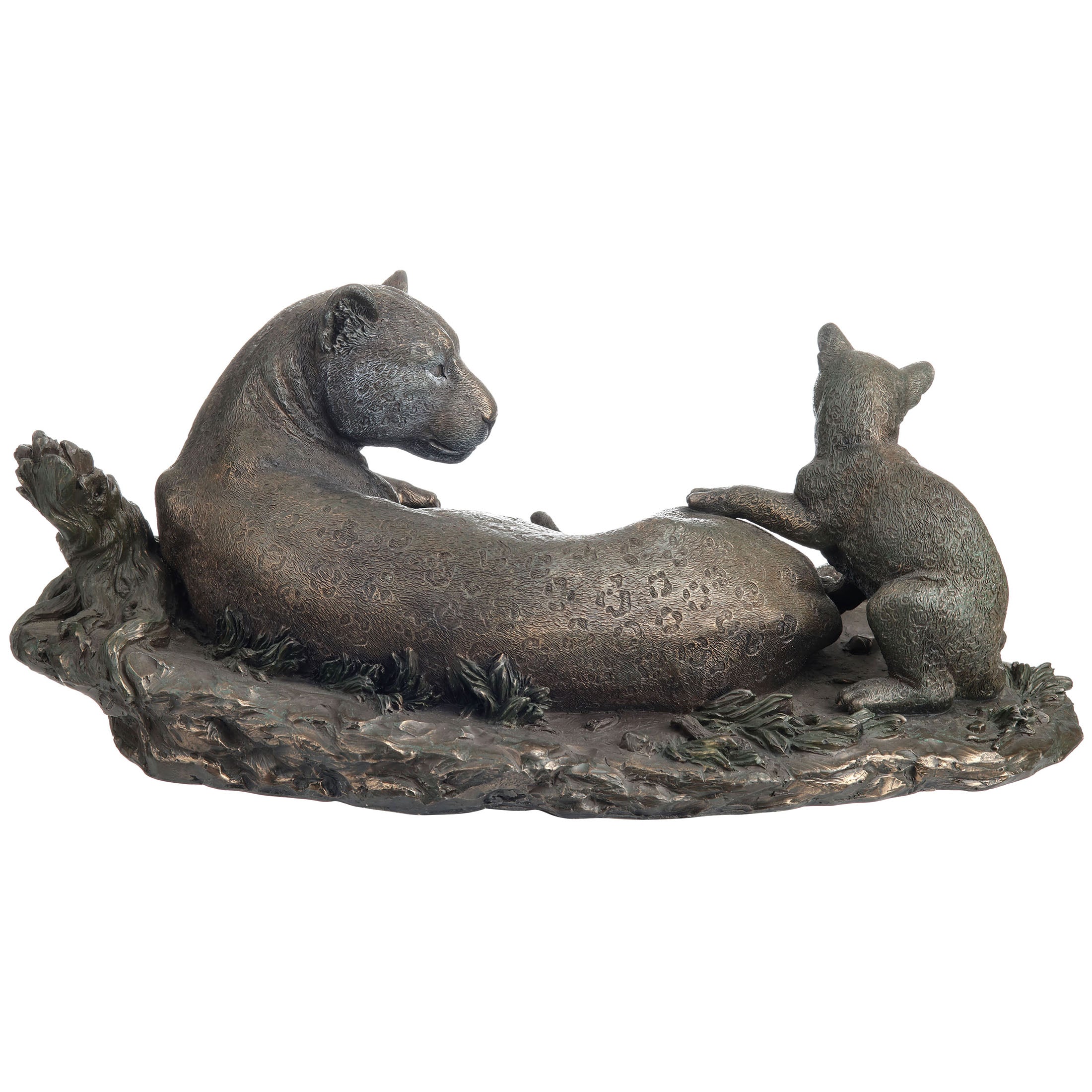 Leopard And Calf (Bronze)