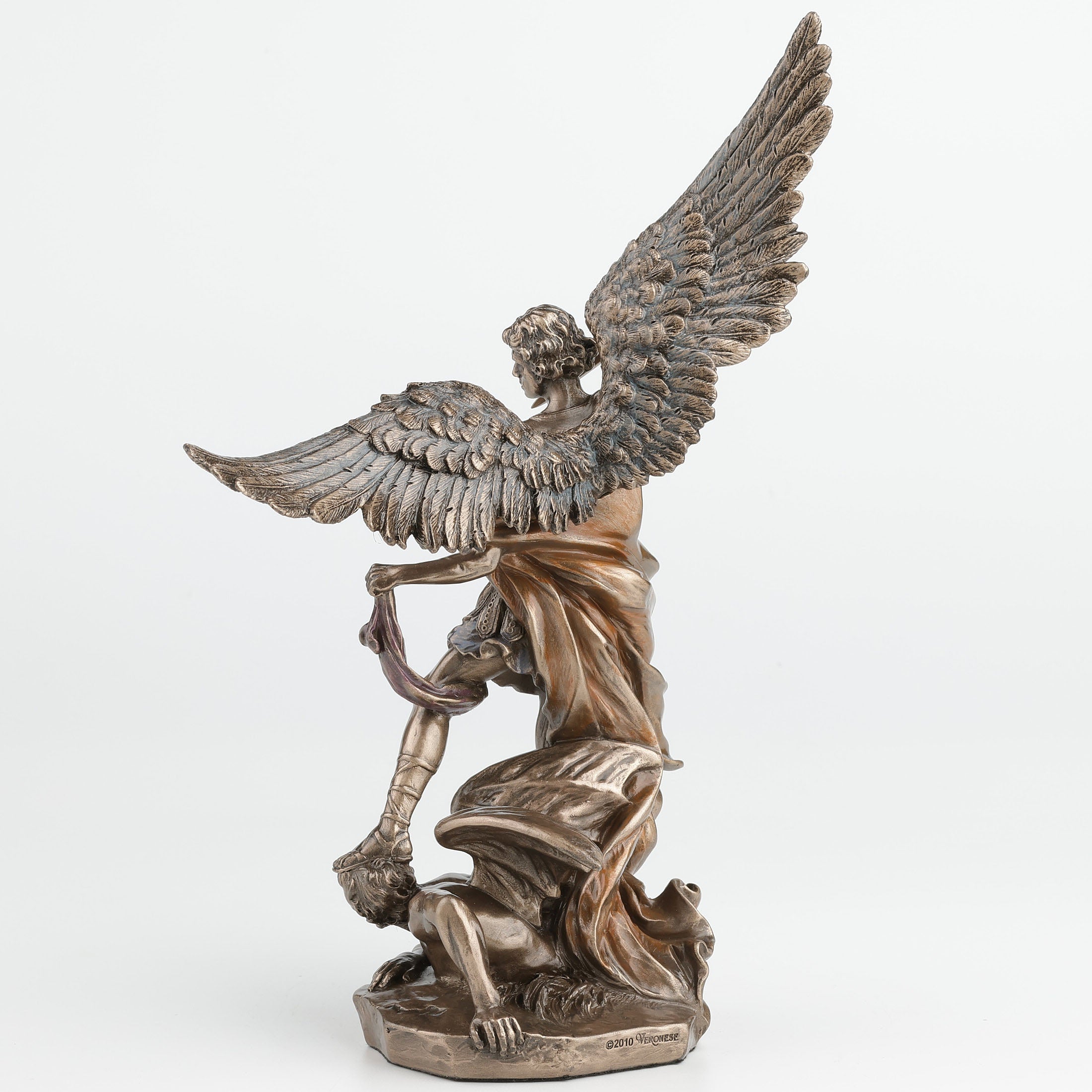 Saint Michael Standing On Demon With Sword