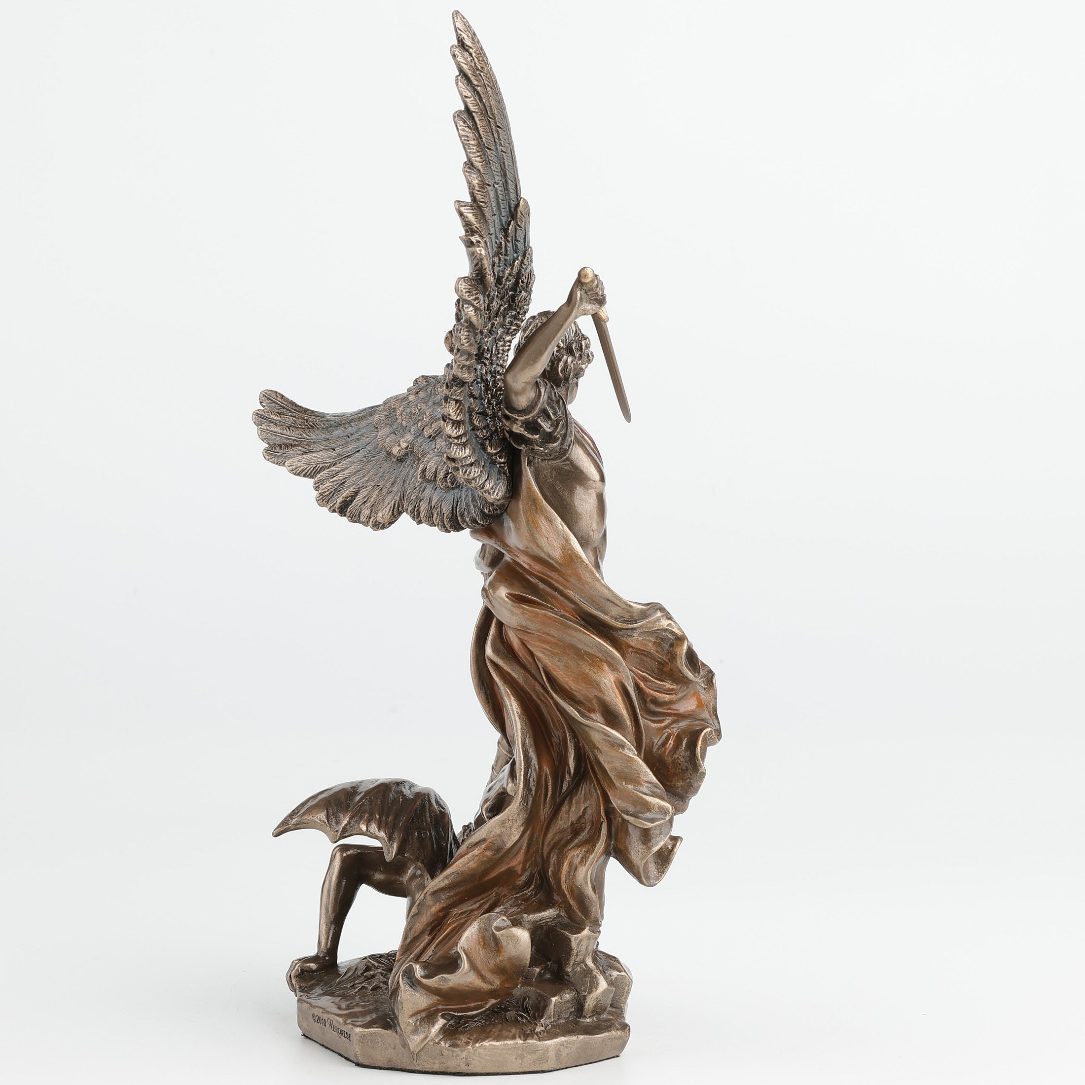 Saint Michael Standing On Demon With Sword
