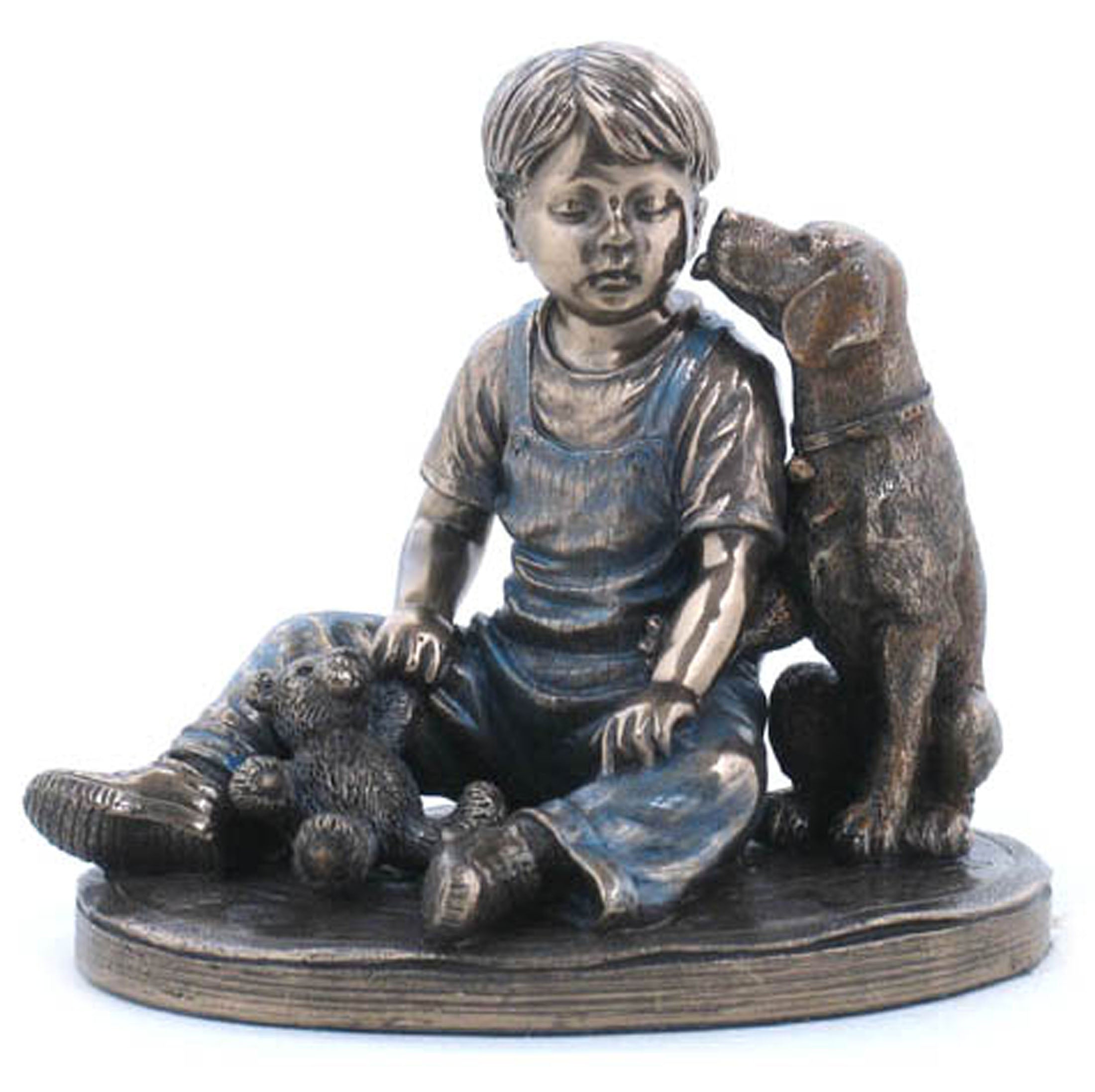 Boy With Dog