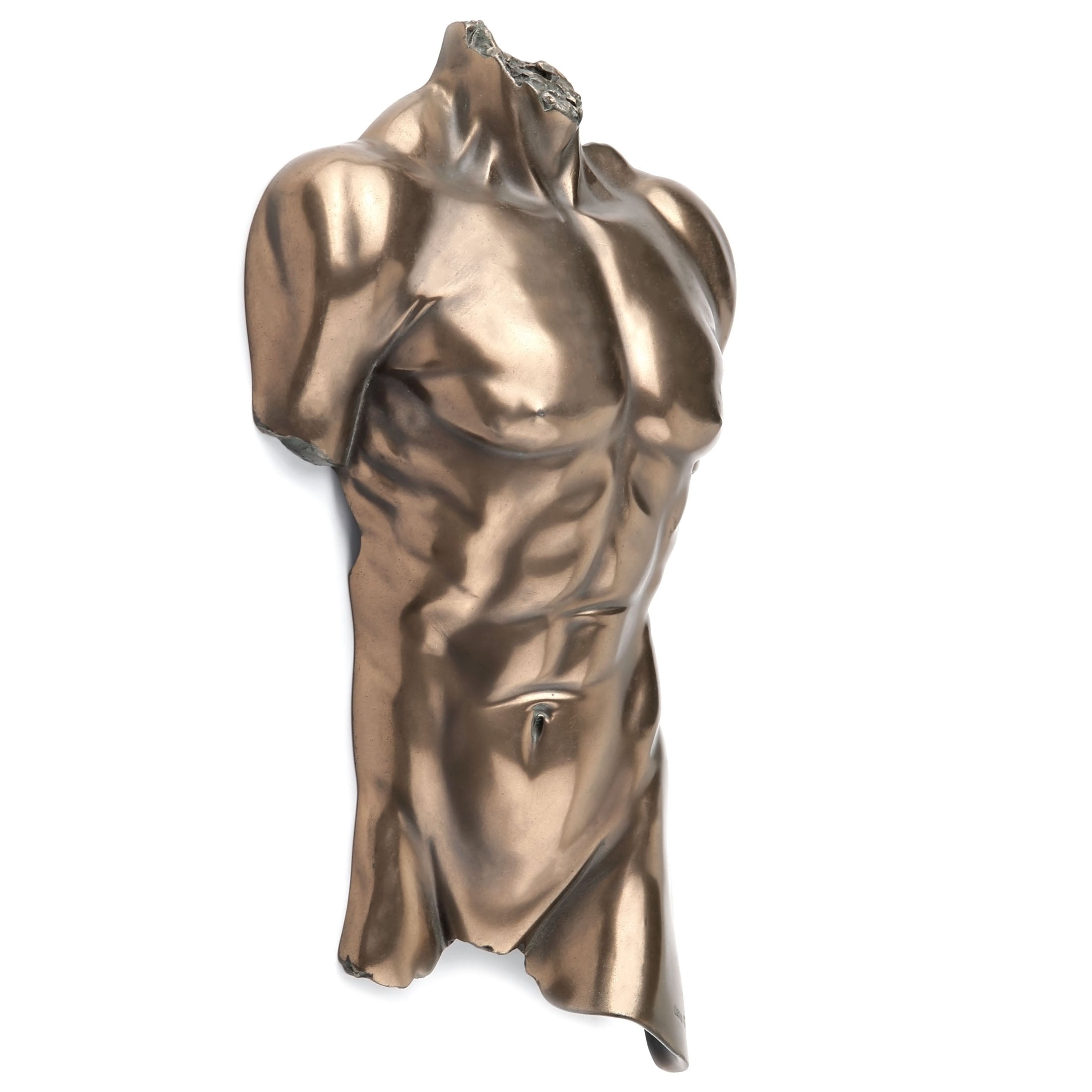 Wall Plaque Male Torso 267 (Bronze)