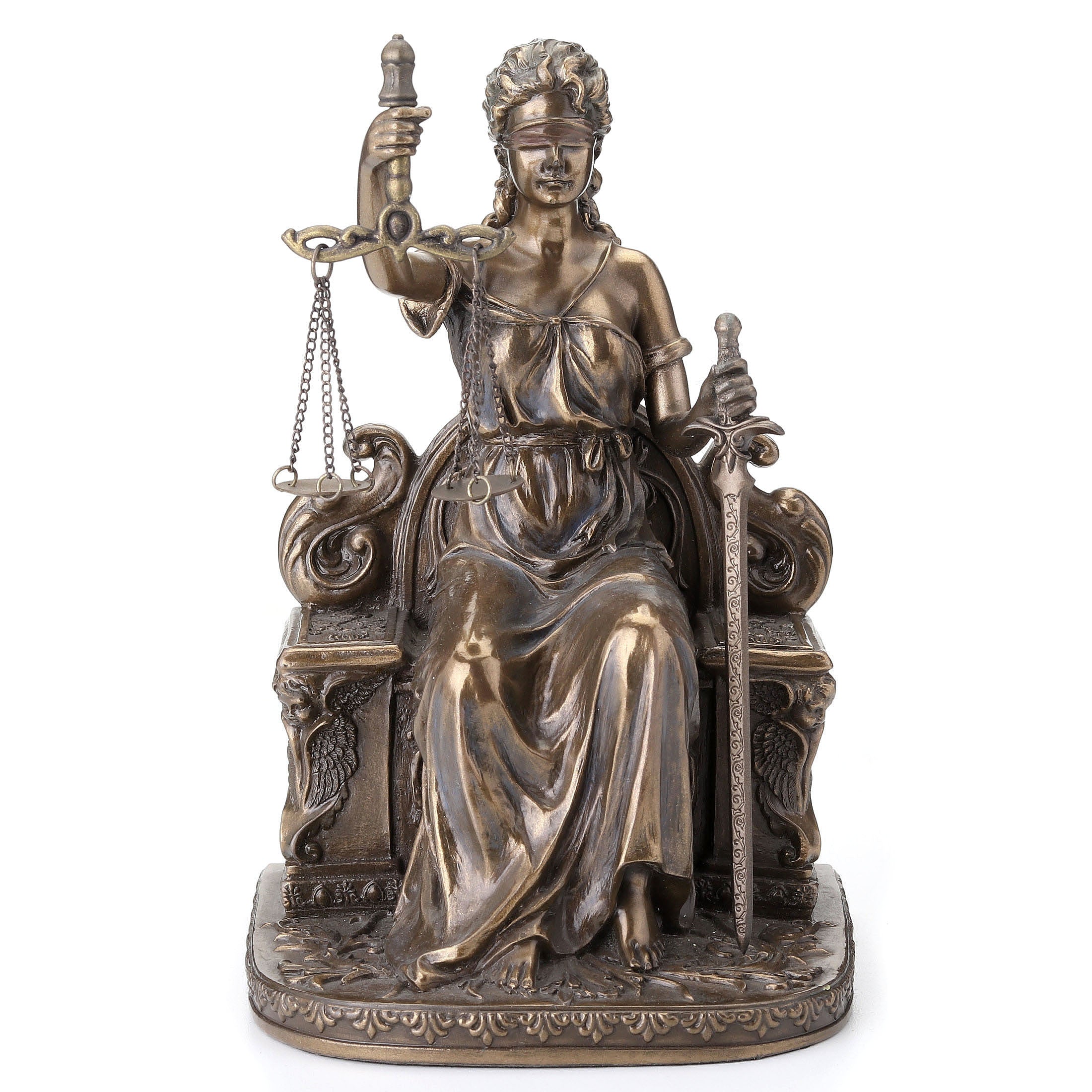 Sitting Lady Justice