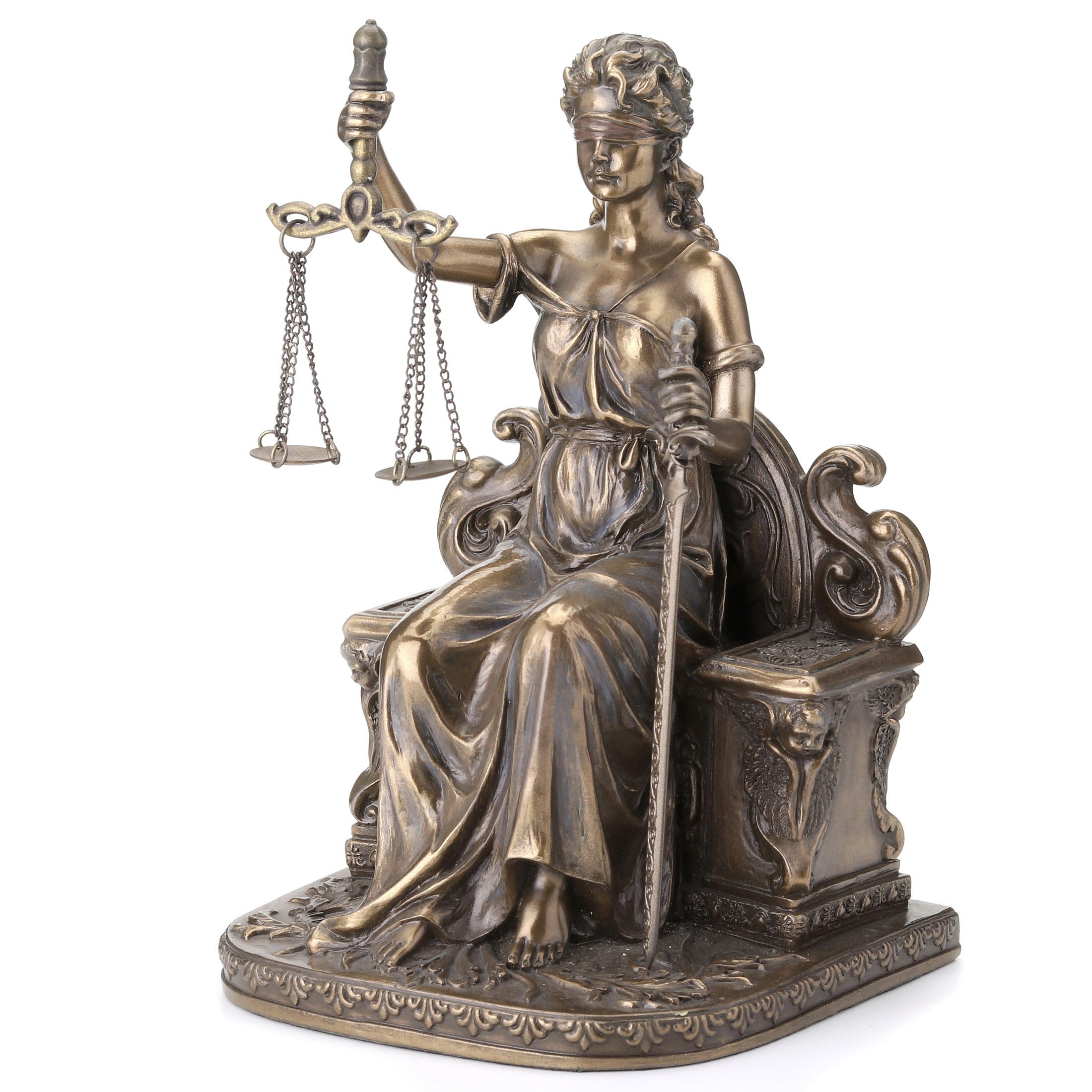 Sitting Lady Justice