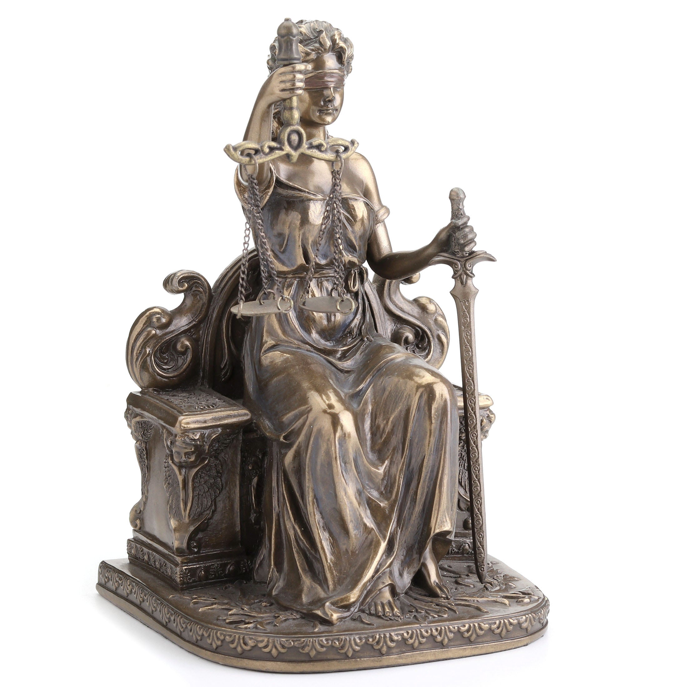 Sitting Lady Justice