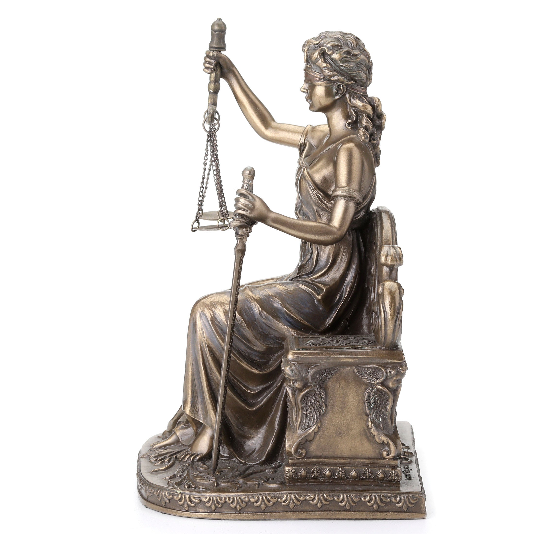 Sitting Lady Justice