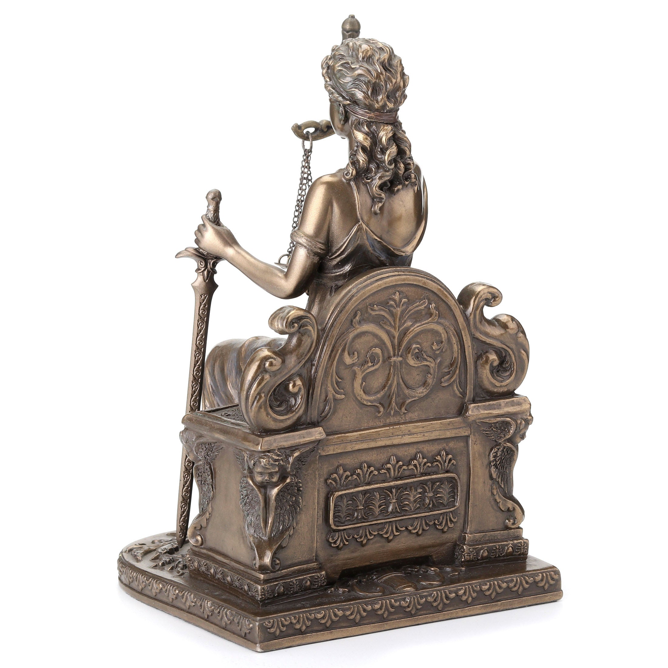 Sitting Lady Justice
