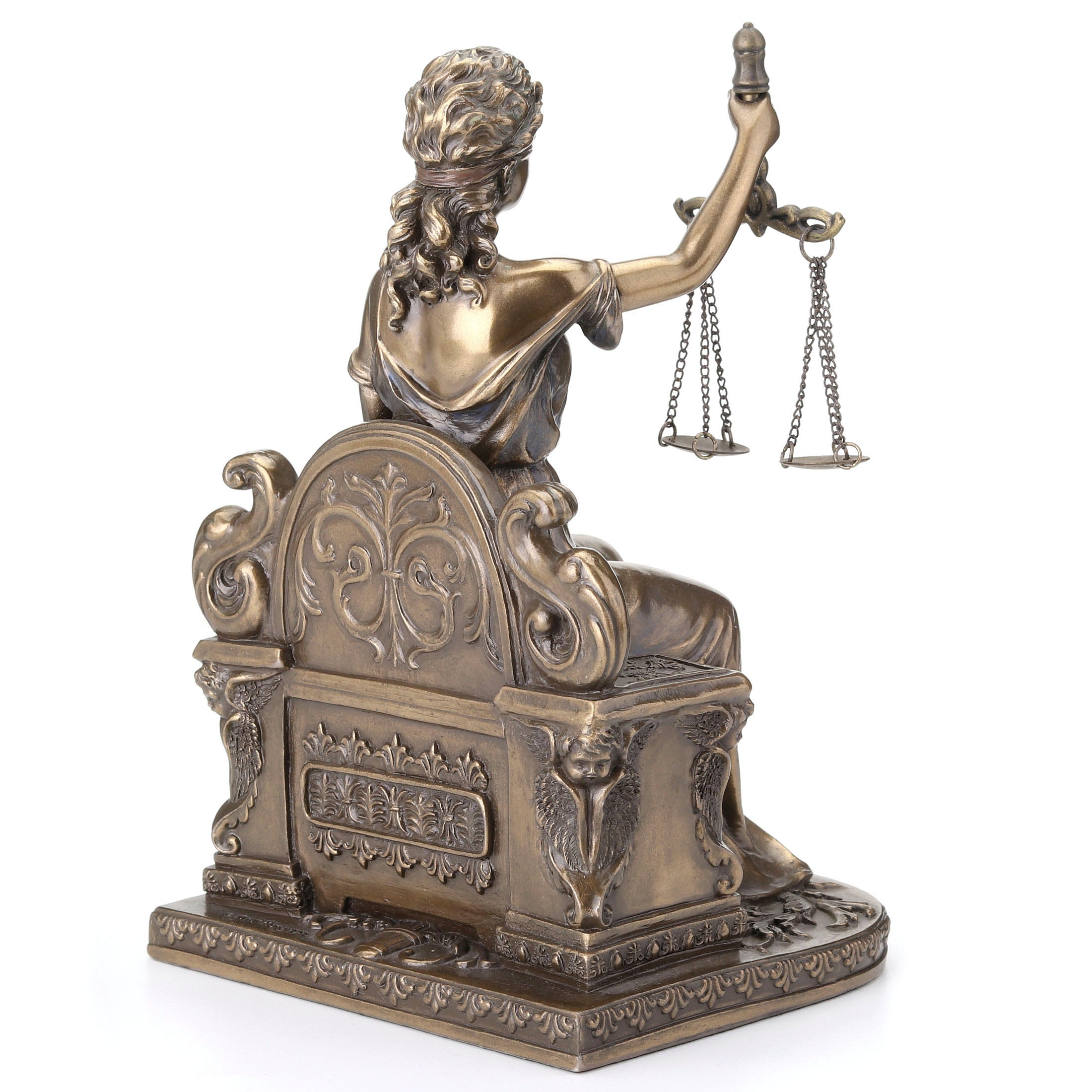 Sitting Lady Justice