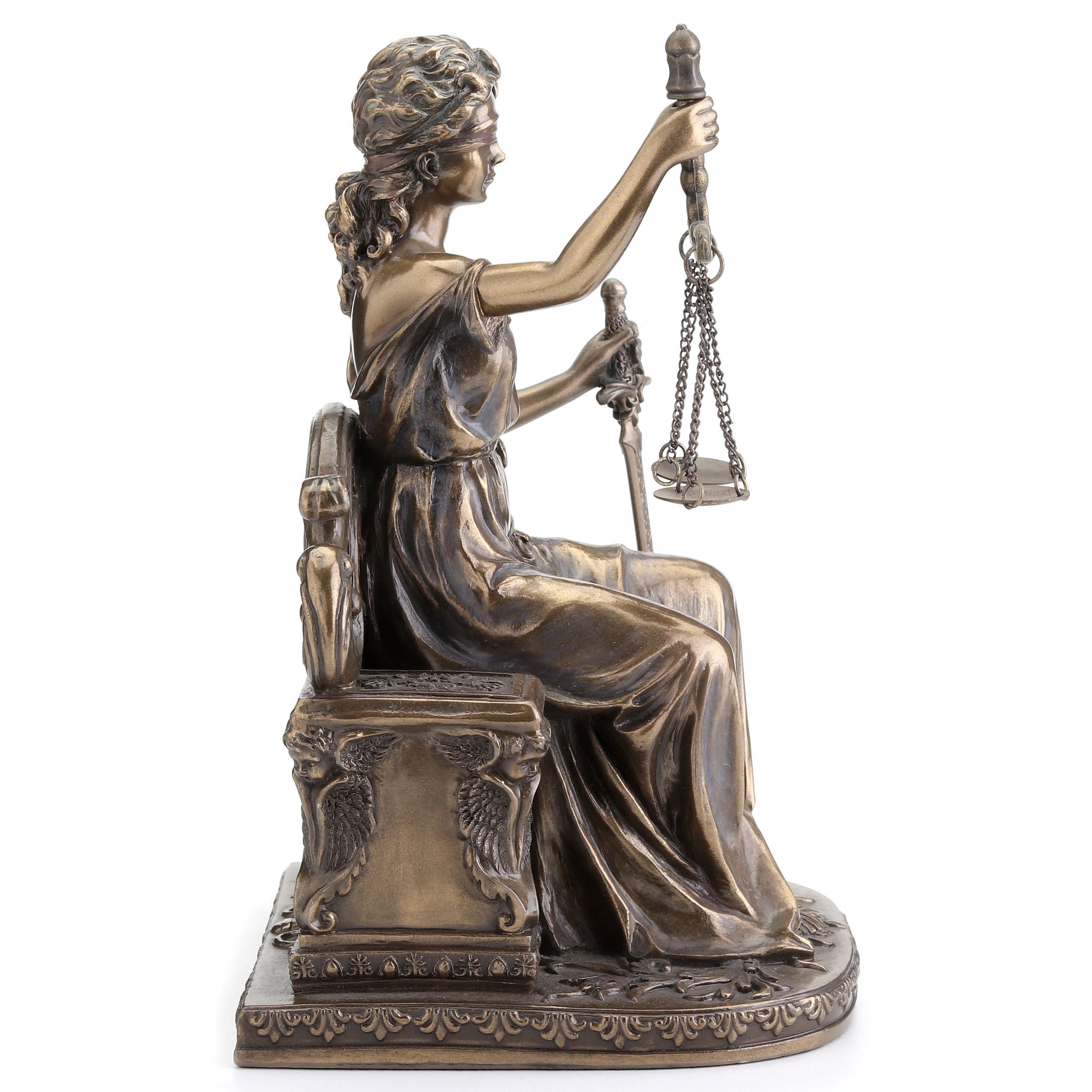 Sitting Lady Justice
