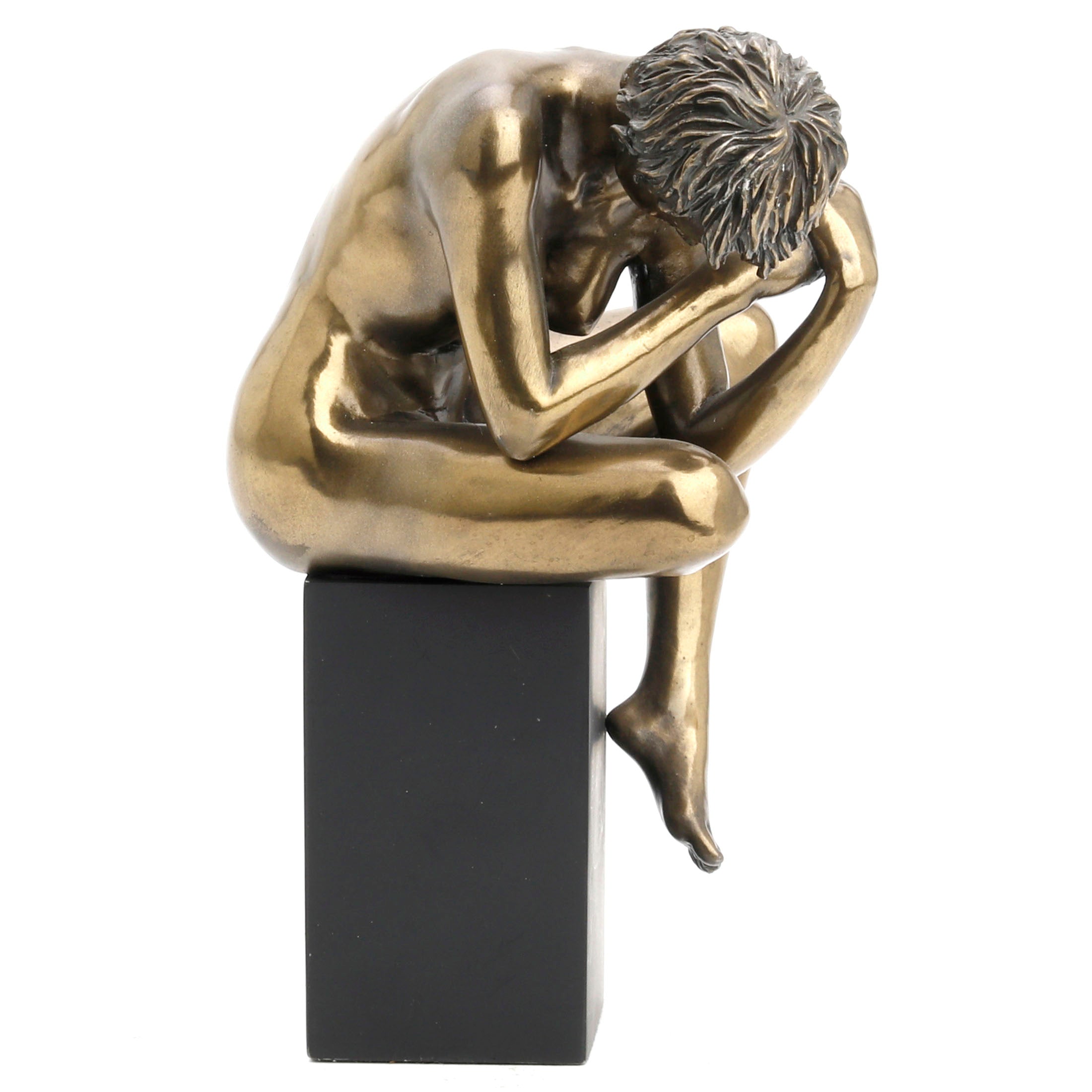 Nude Female On Plinth 368 (Bronze)