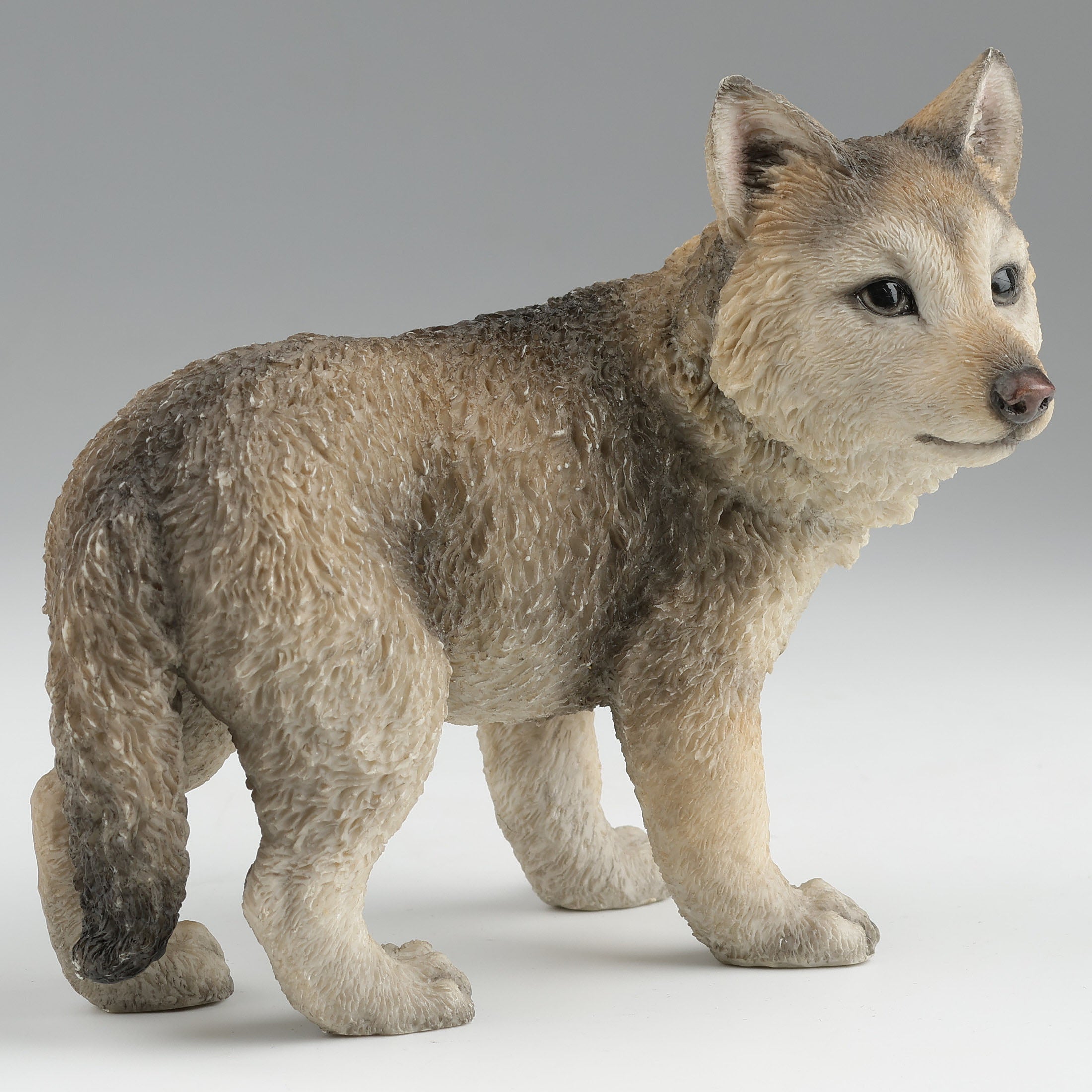 Wolf Cub Standing (Grey)