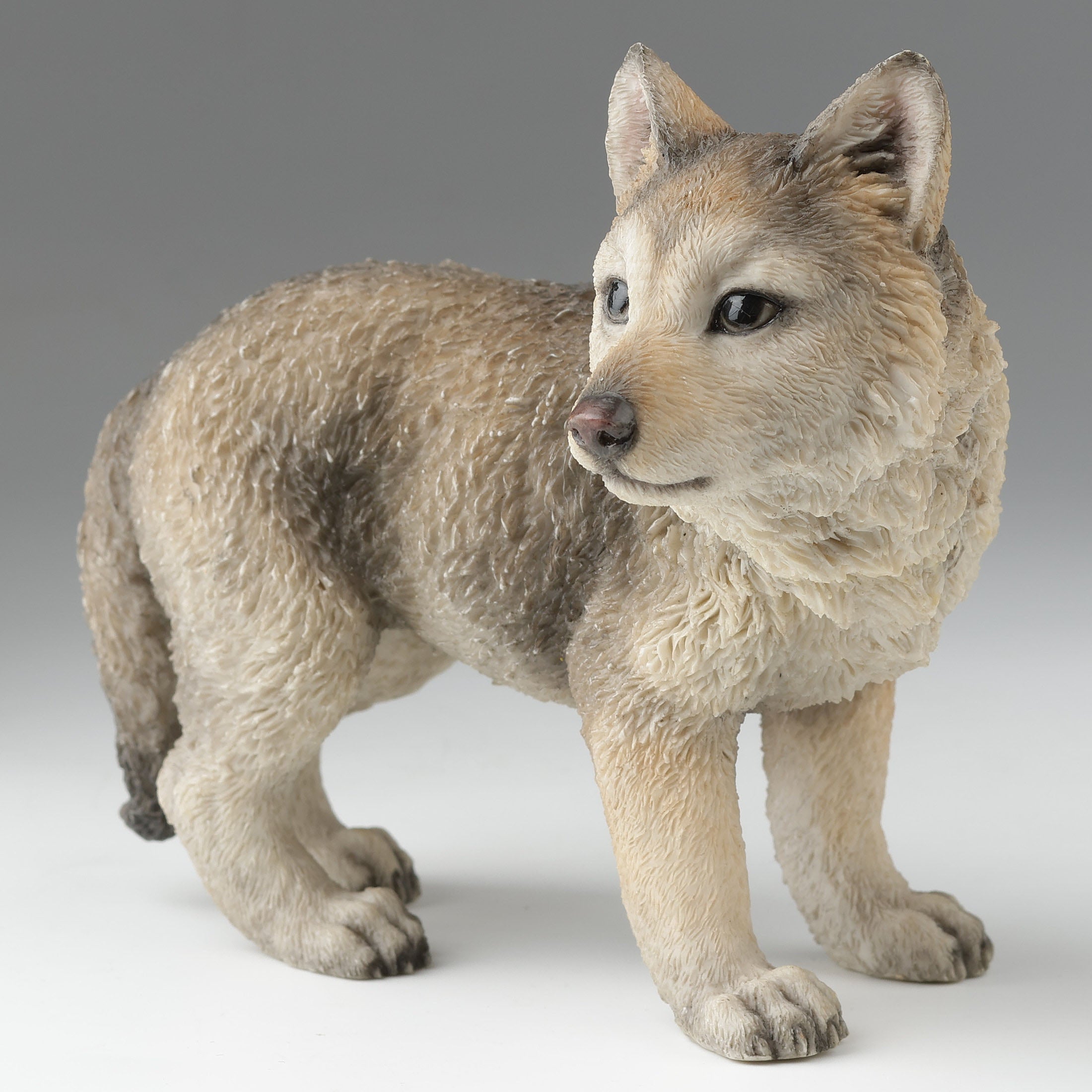 Wolf Cub Standing (Grey)
