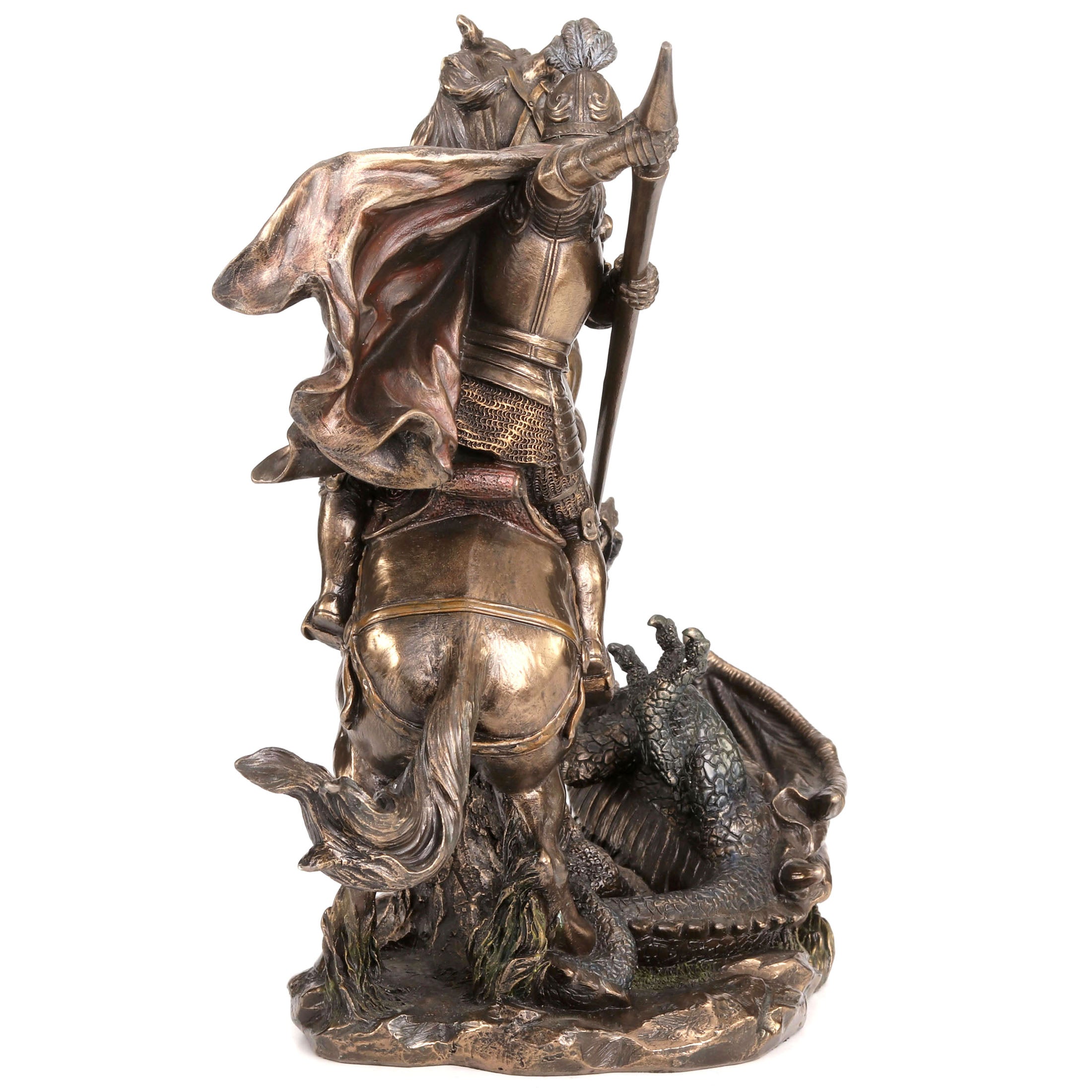 Saint George On Horse Slaying Dragon