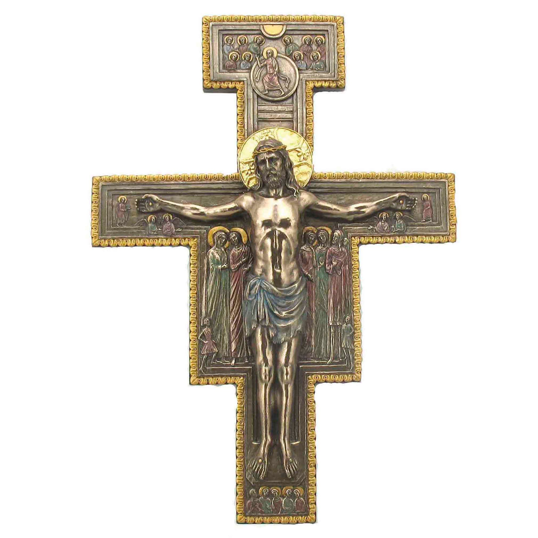 The San Damiano Crucifix Wall Plaque