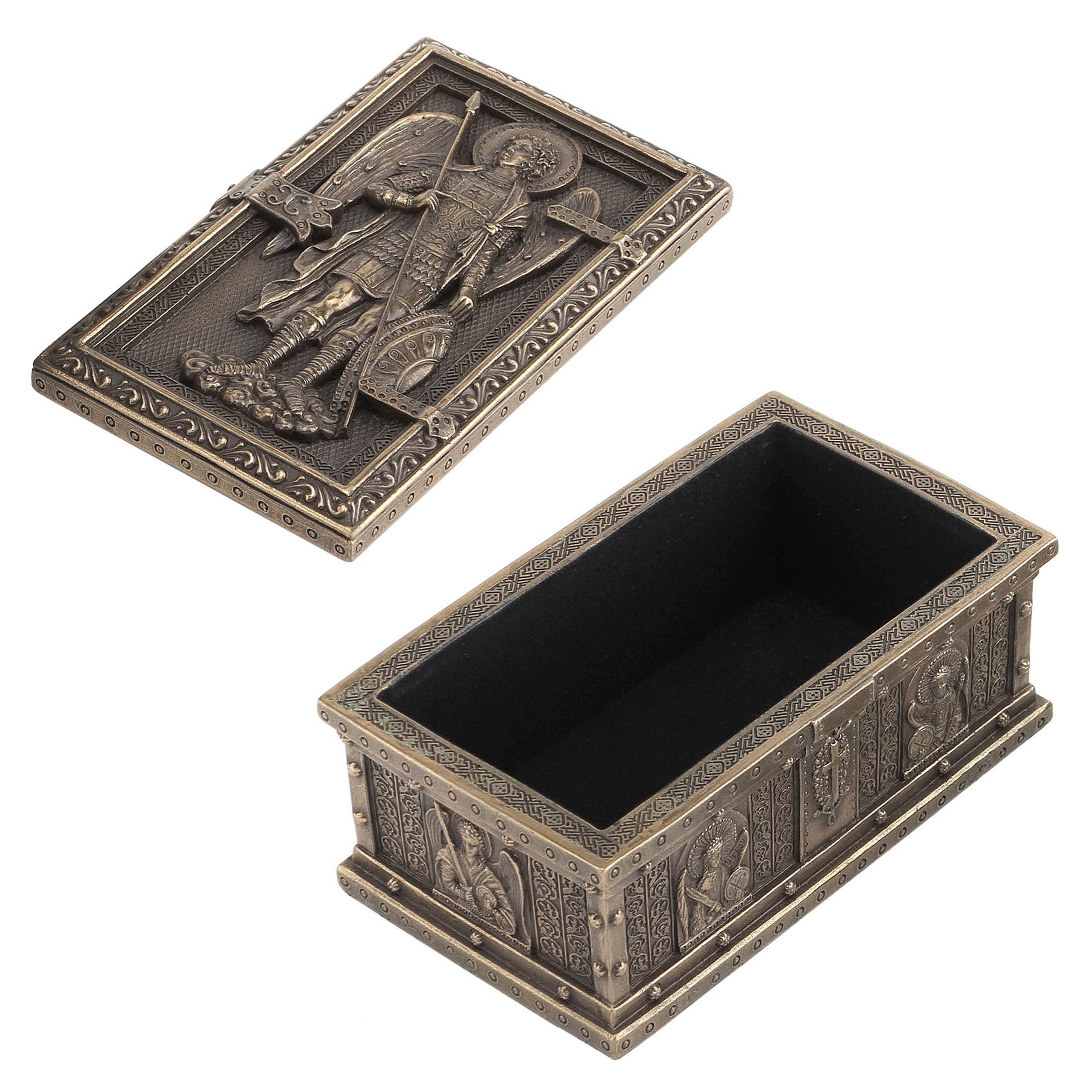 Saint Michael Framed Trinket Box