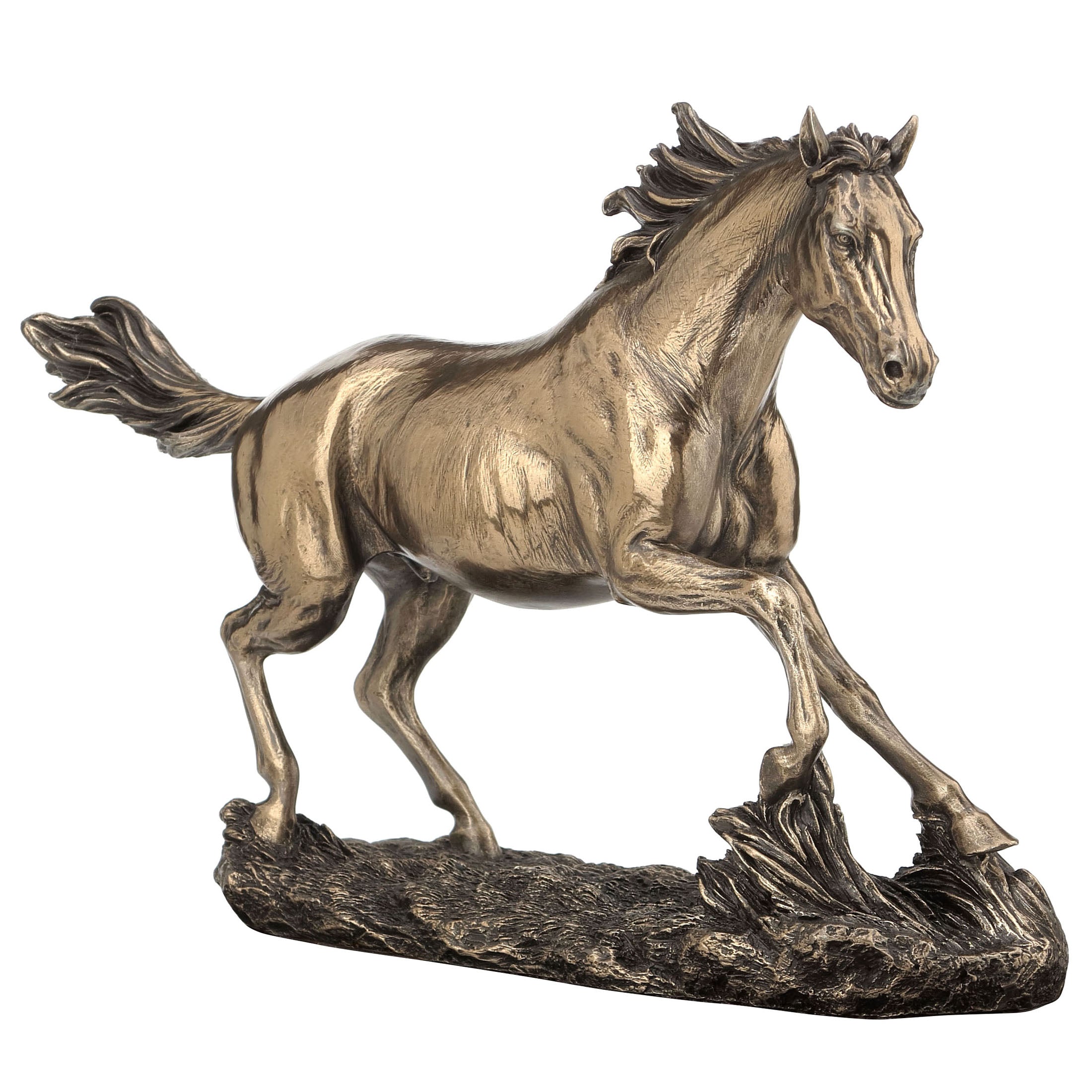 Horse Cantering On The Grassland(Mbz)