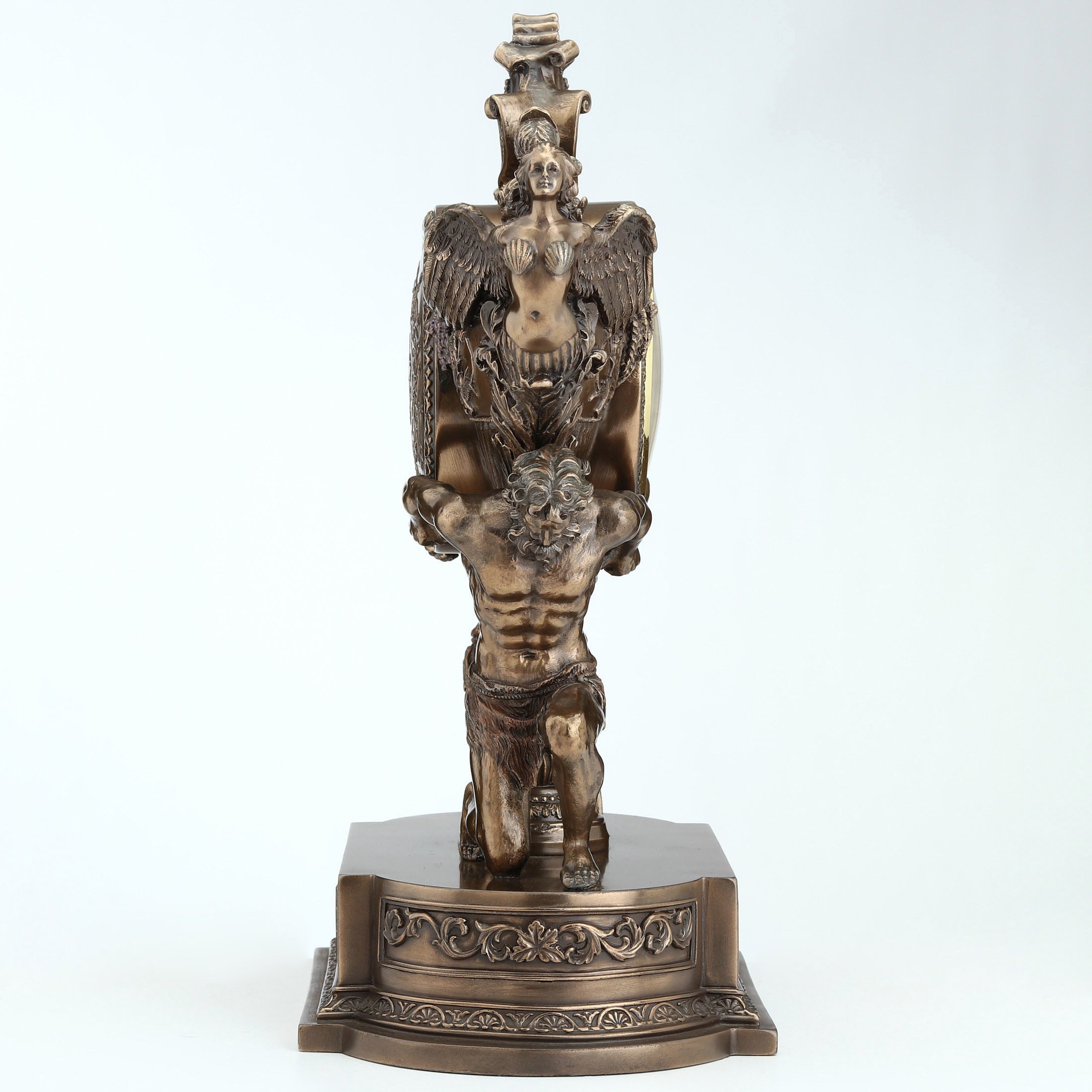 Strong Men Carrying Vessel Of Harvest Clock (Mbz+Color)