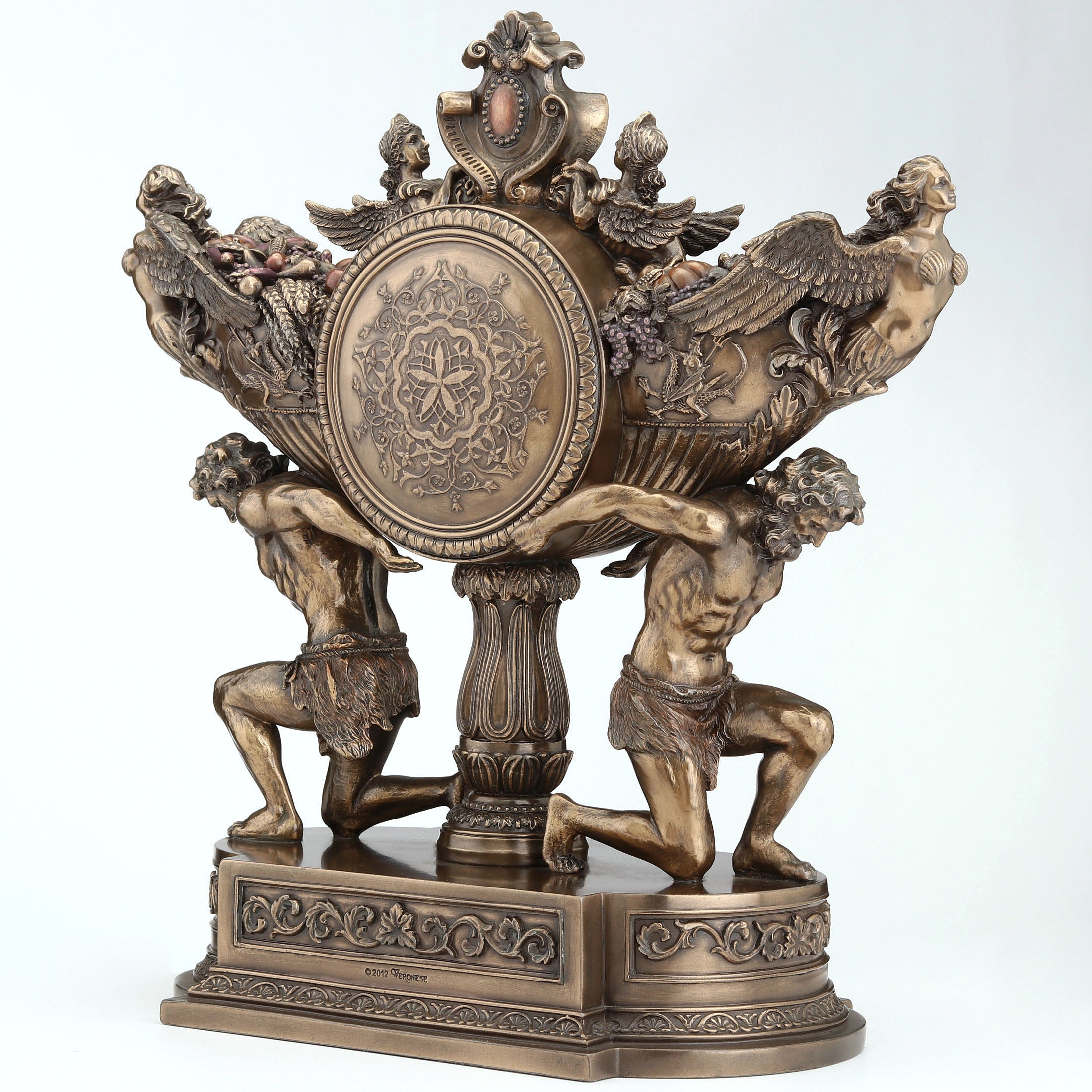Strong Men Carrying Vessel Of Harvest Clock (Mbz+Color)