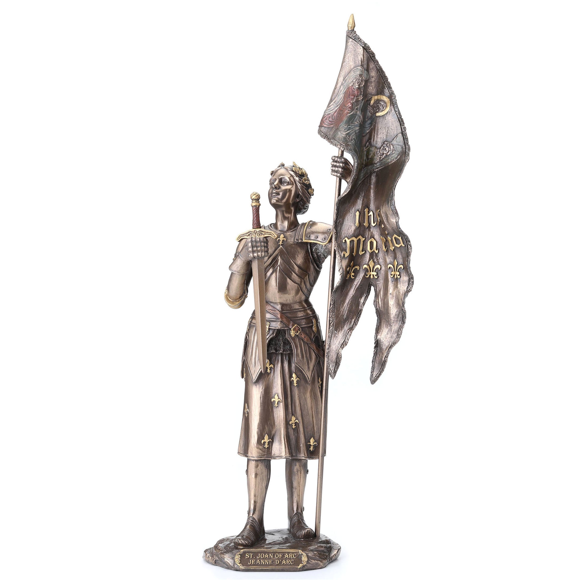 Joan Of Arc Standing With Sword And Flag (Mbz+Color)