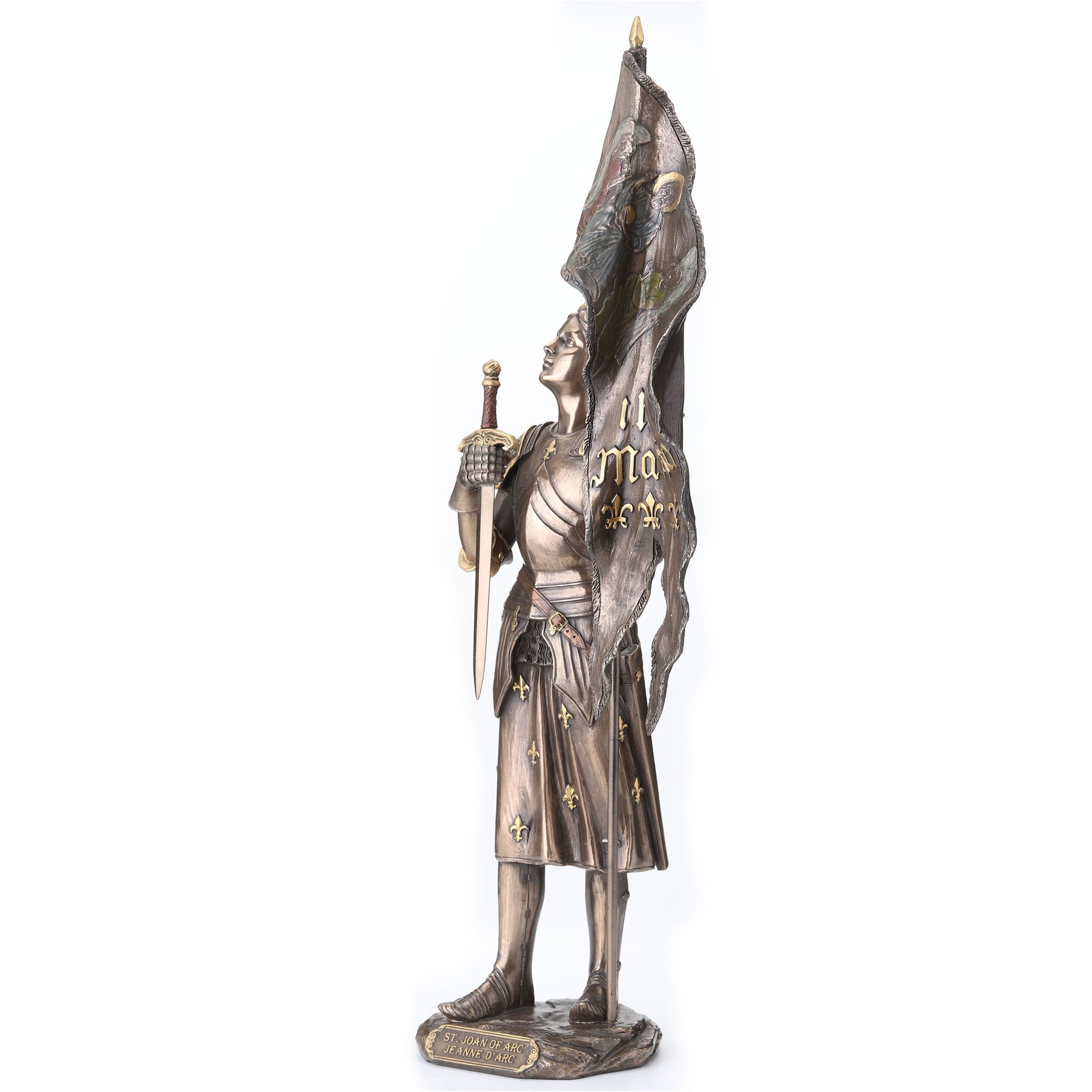 Joan Of Arc Standing With Sword And Flag (Mbz+Color)