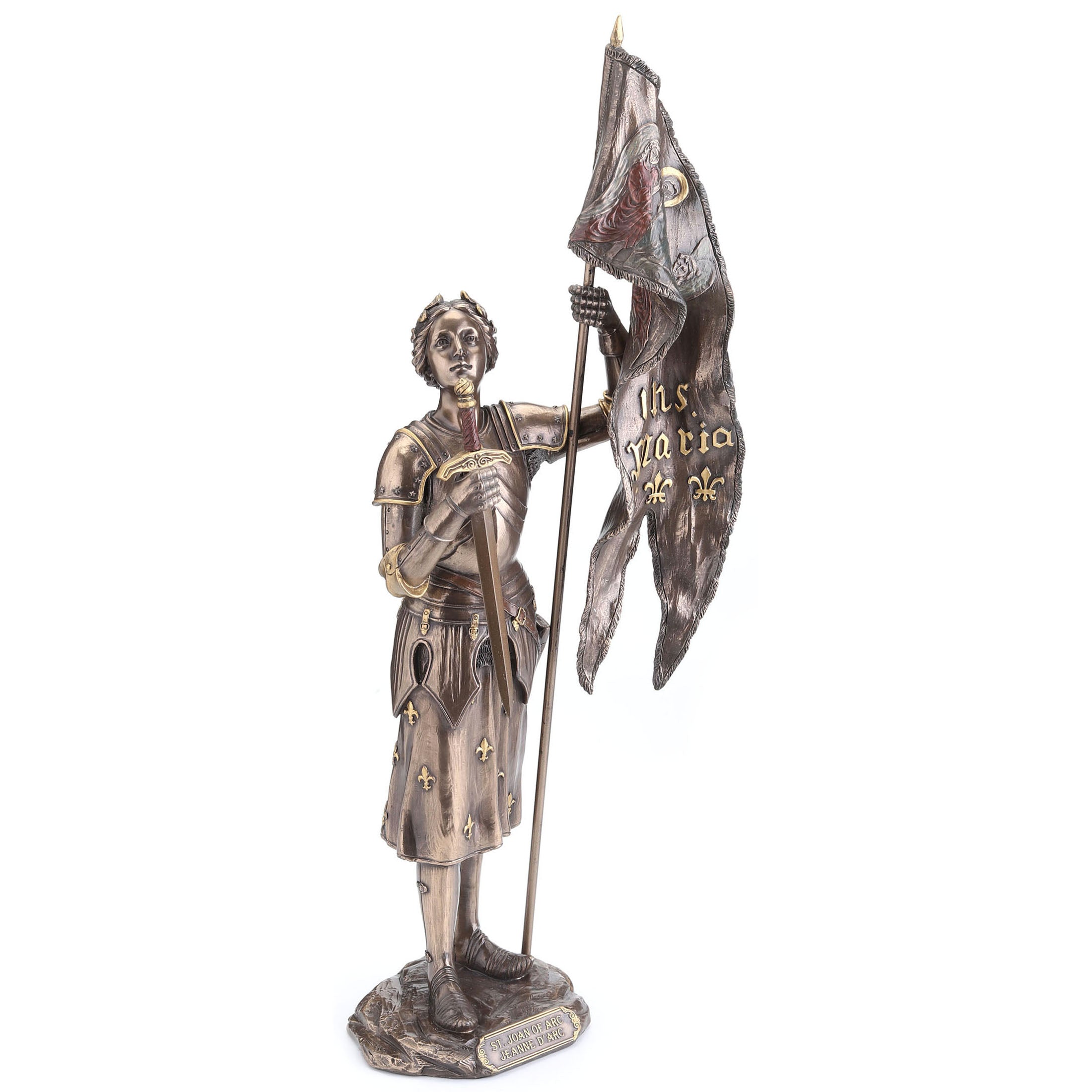 Joan Of Arc Standing With Sword And Flag (Mbz+Color)