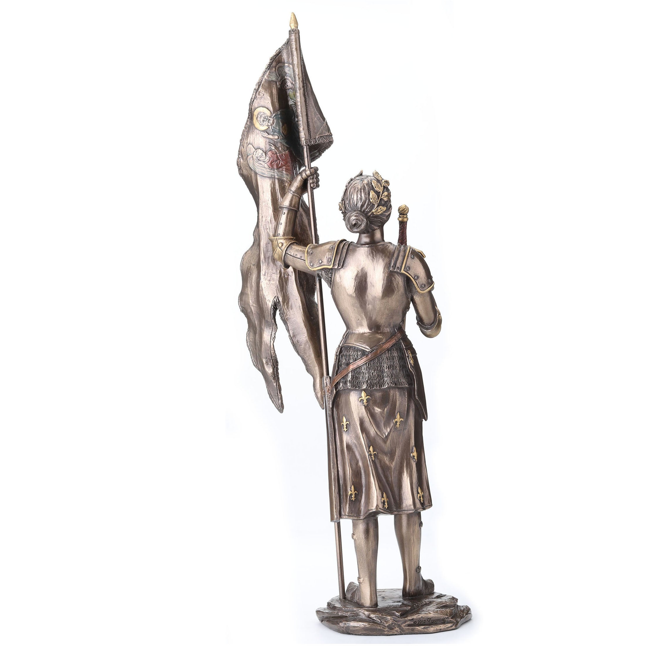 Joan Of Arc Standing With Sword And Flag (Mbz+Color)
