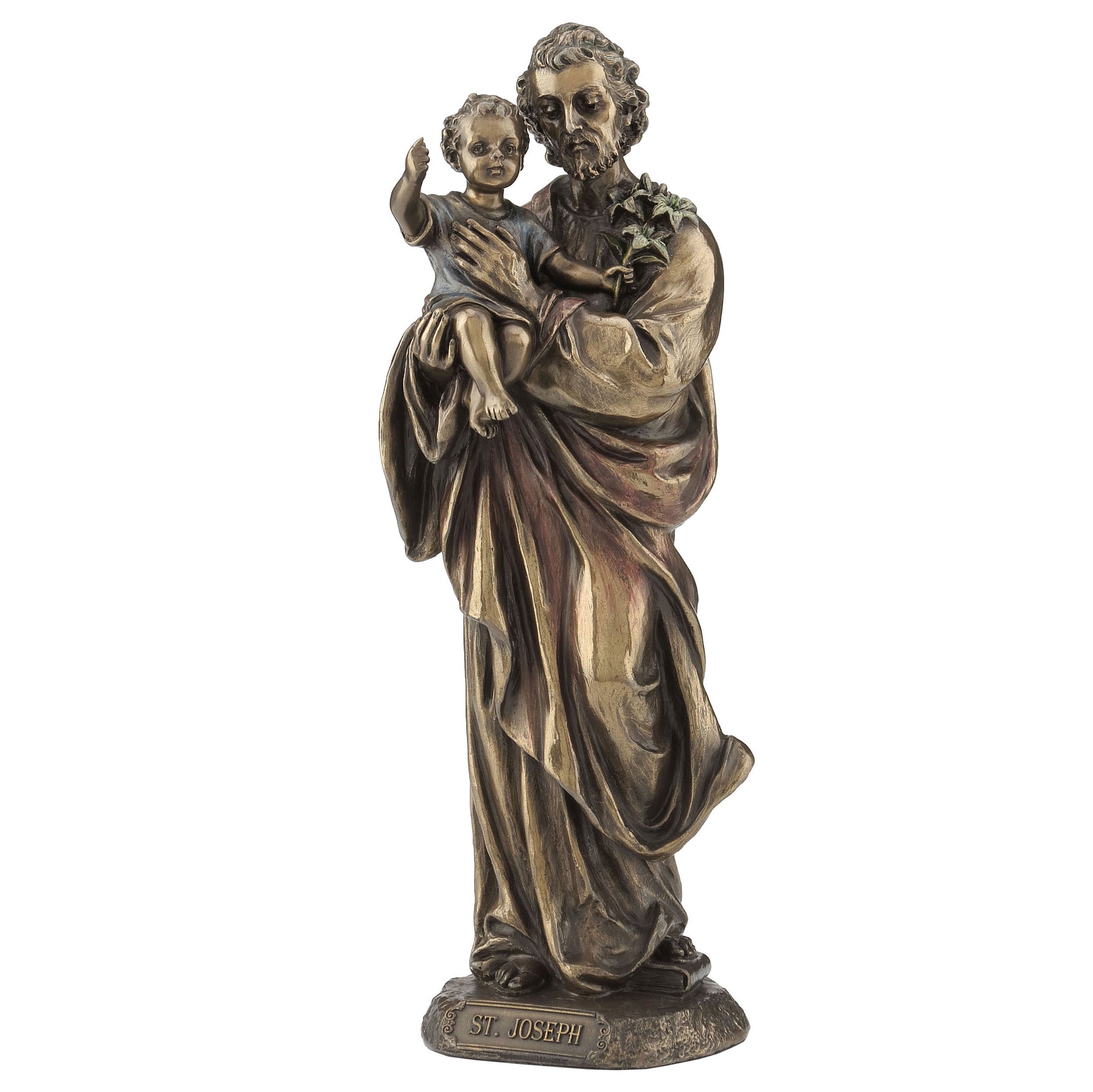 Saint Joseph Holding Baby Jesus