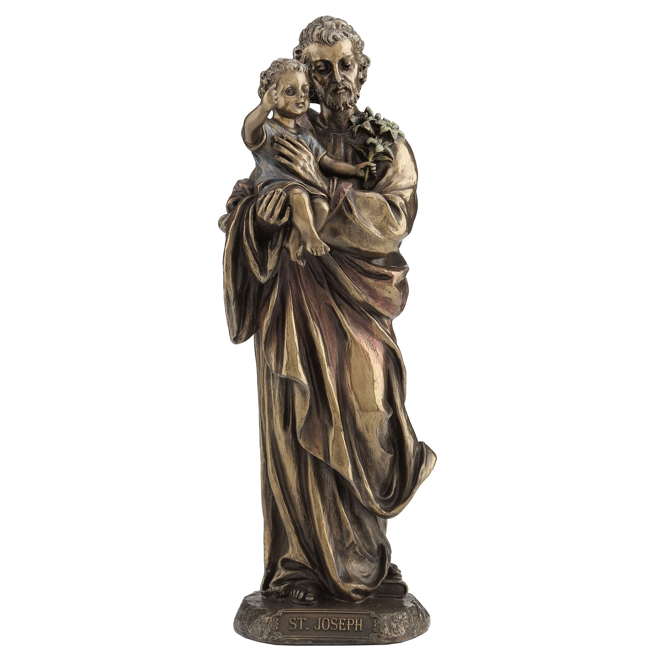 Saint Joseph Holding Baby Jesus