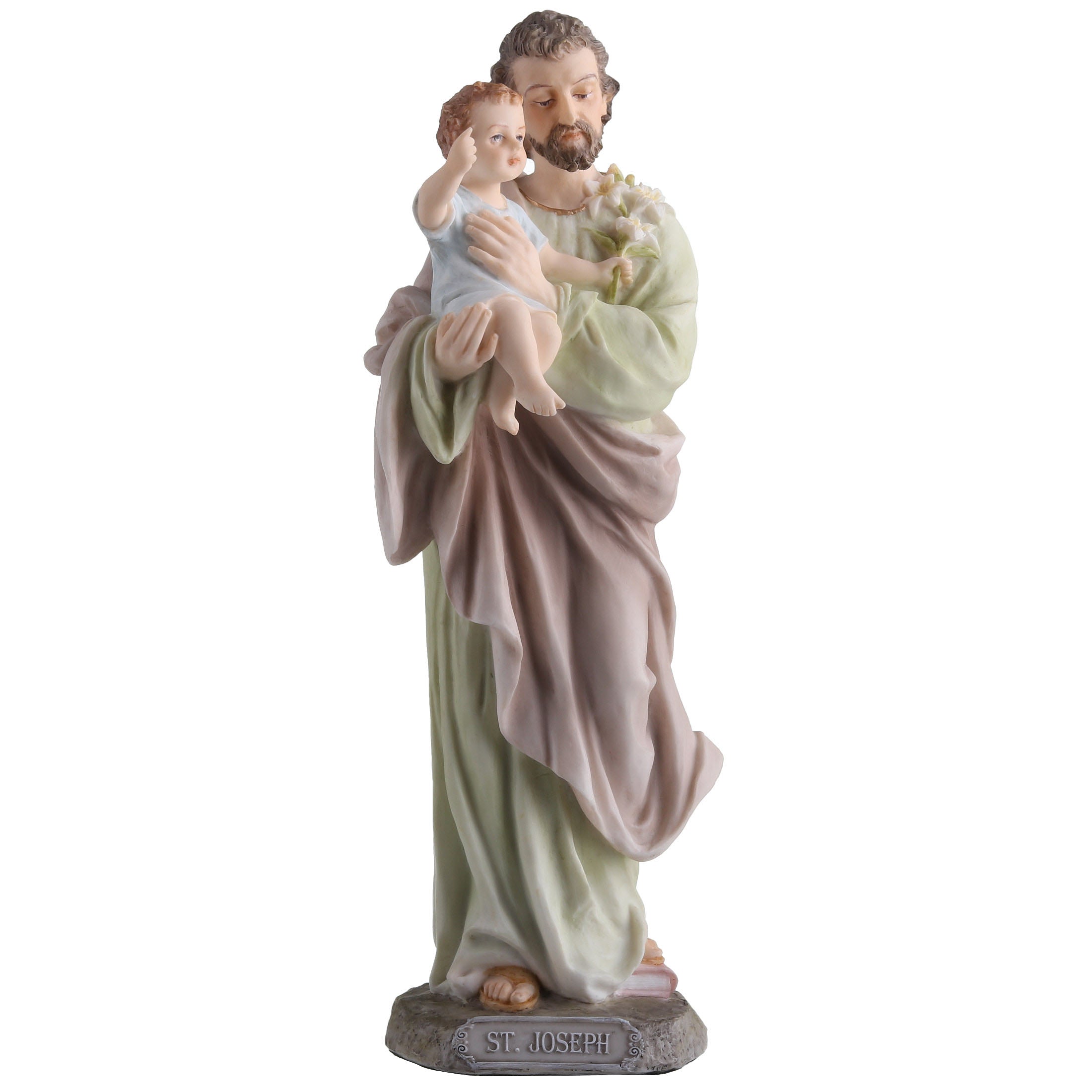 Saint Joseph Holding Baby Jesus