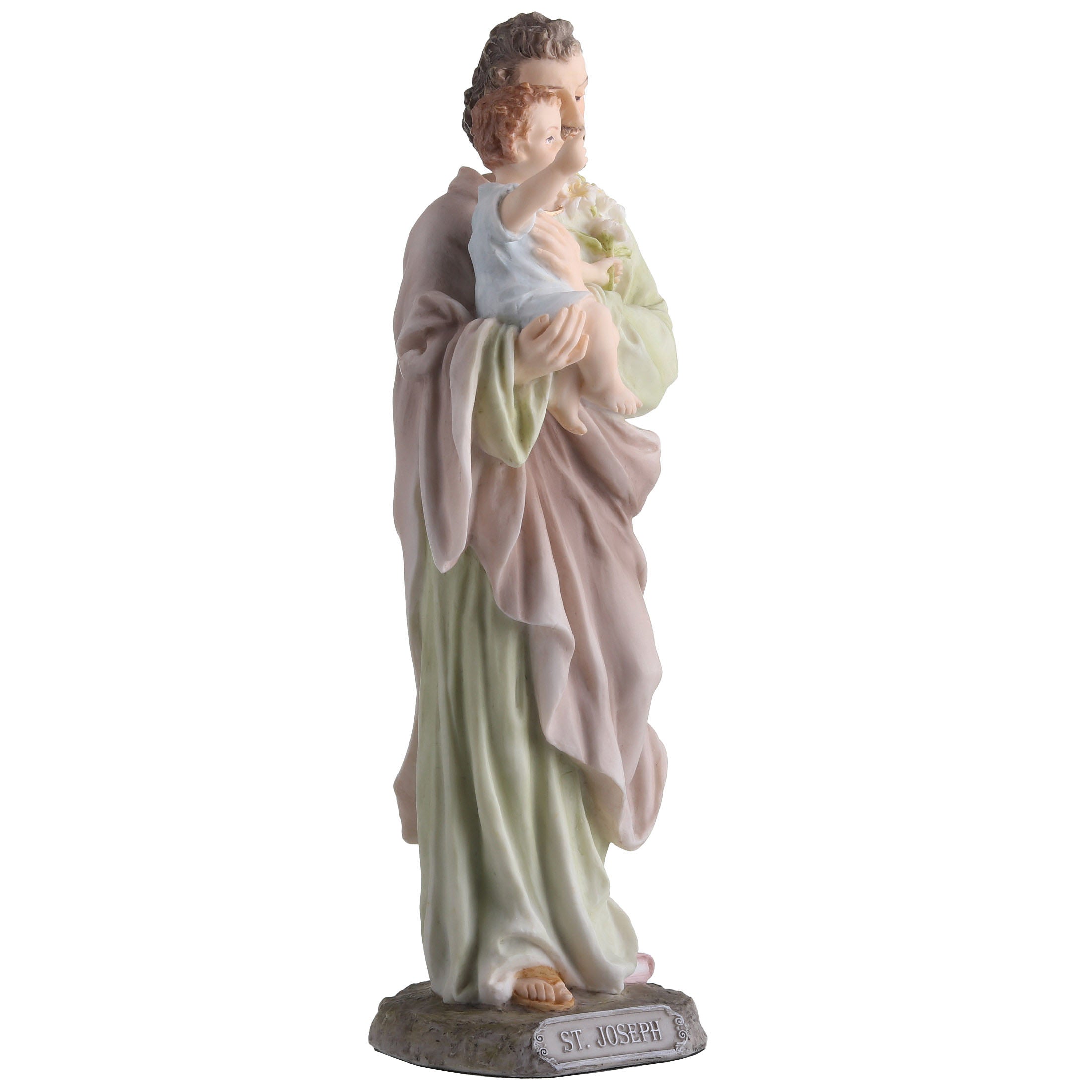 Saint Joseph Holding Baby Jesus