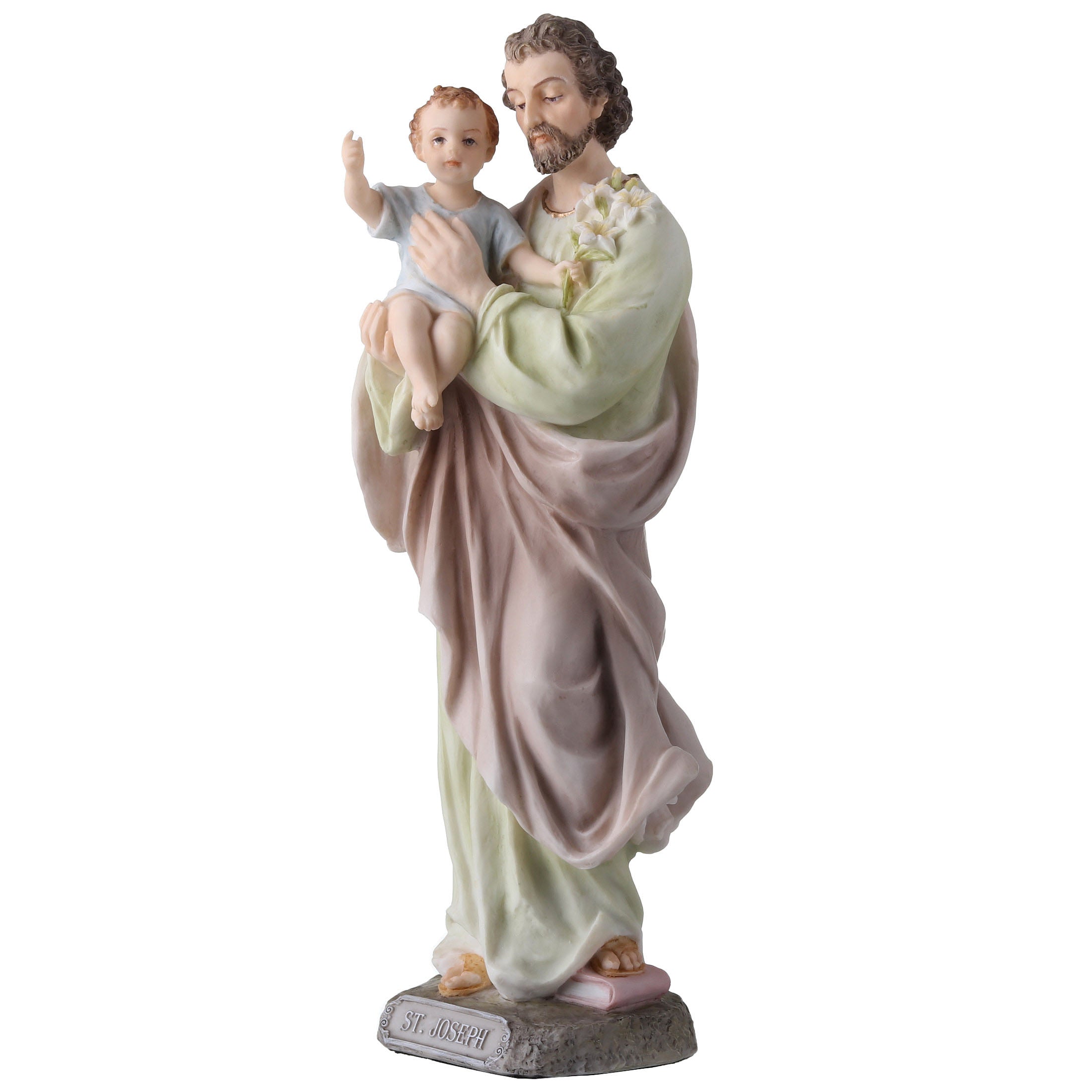 Saint Joseph Holding Baby Jesus