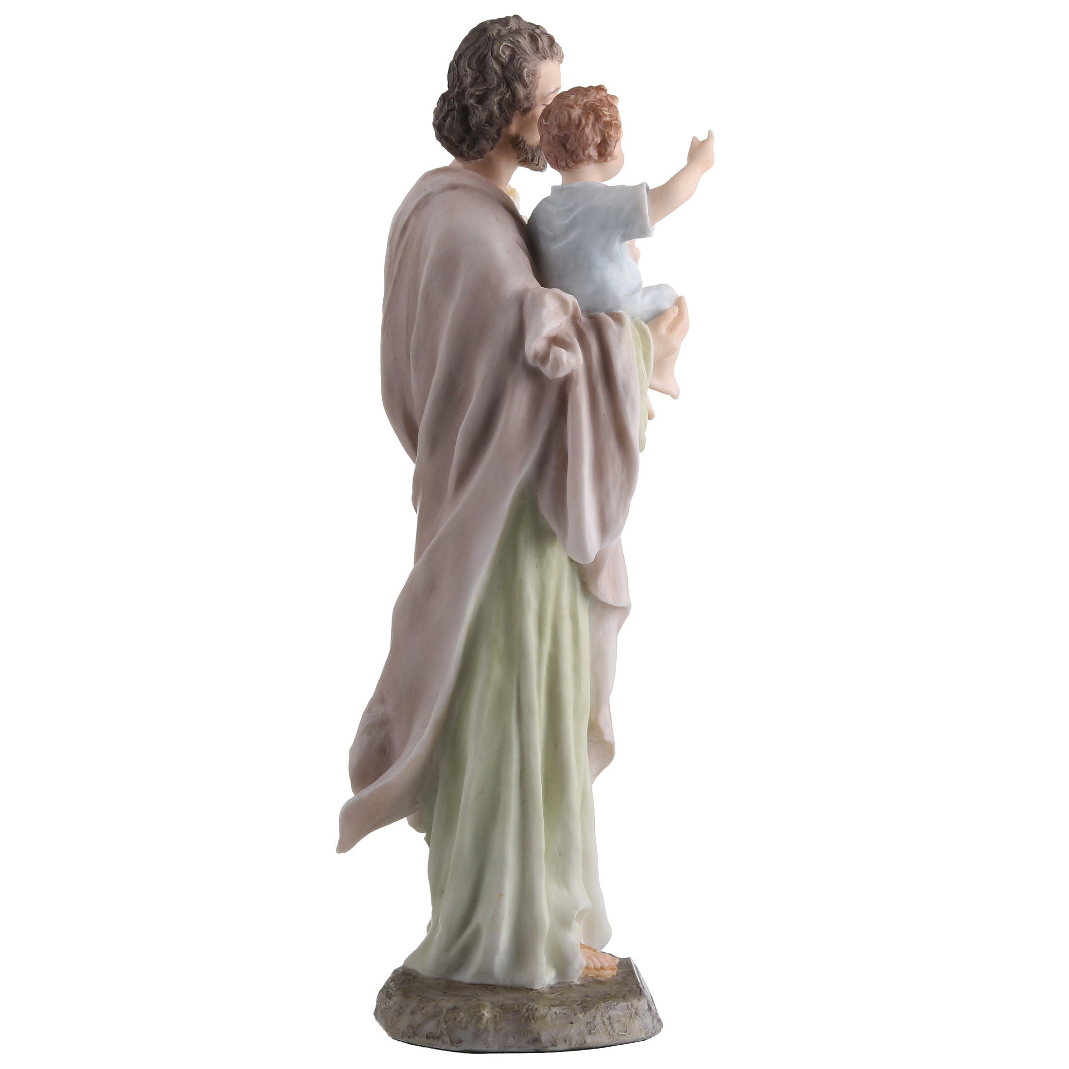 Saint Joseph Holding Baby Jesus