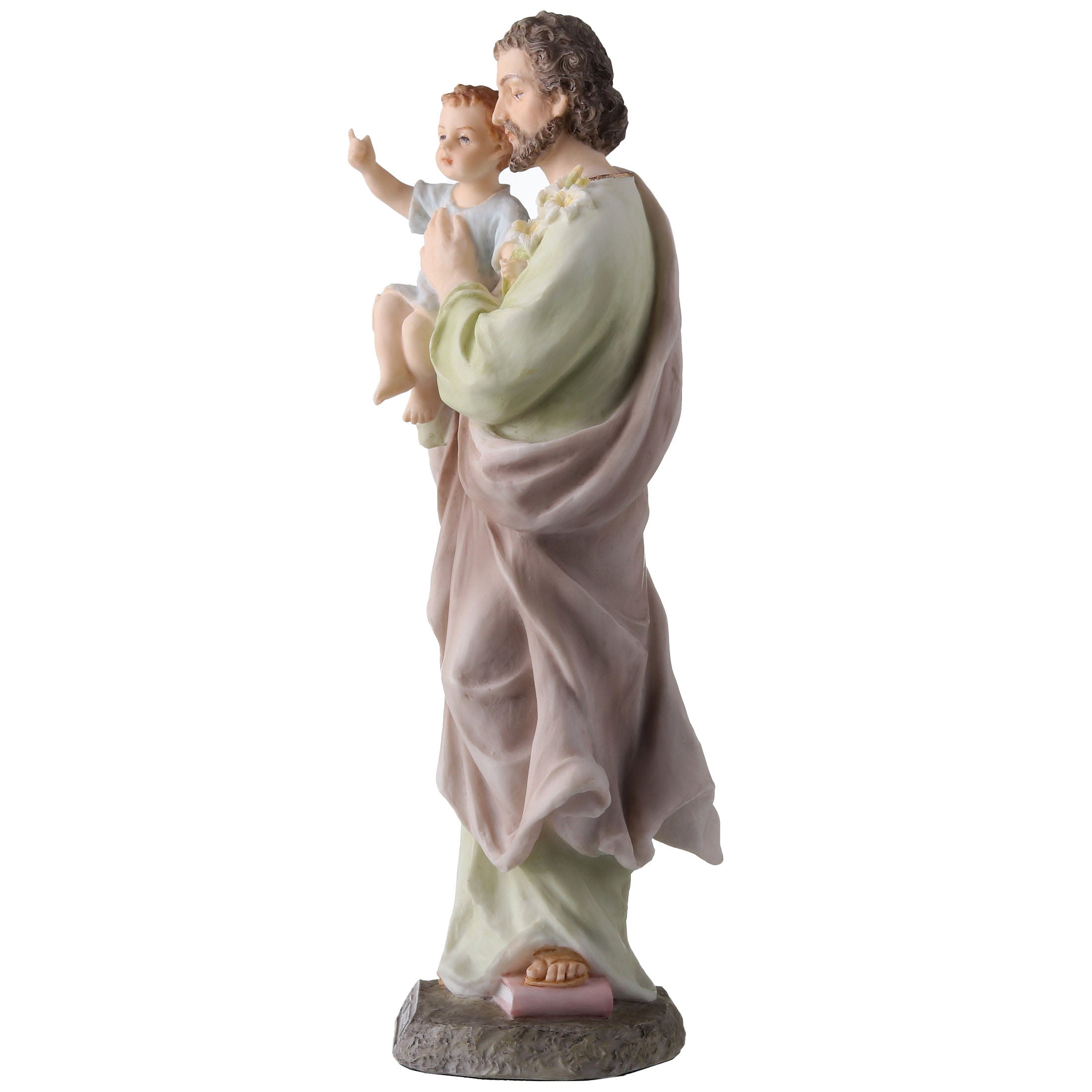 Saint Joseph Holding Baby Jesus