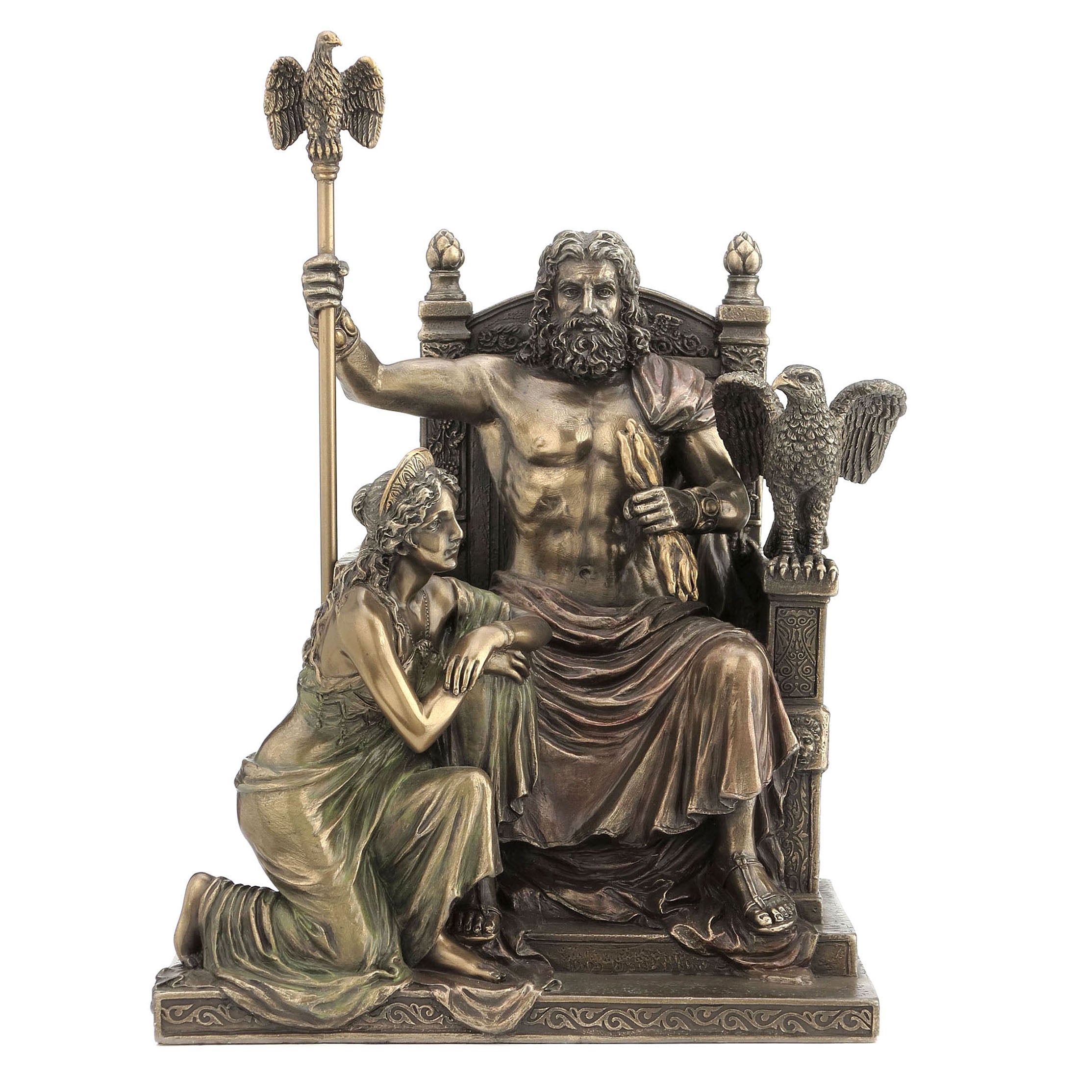 Zeus And Hera At The Throne