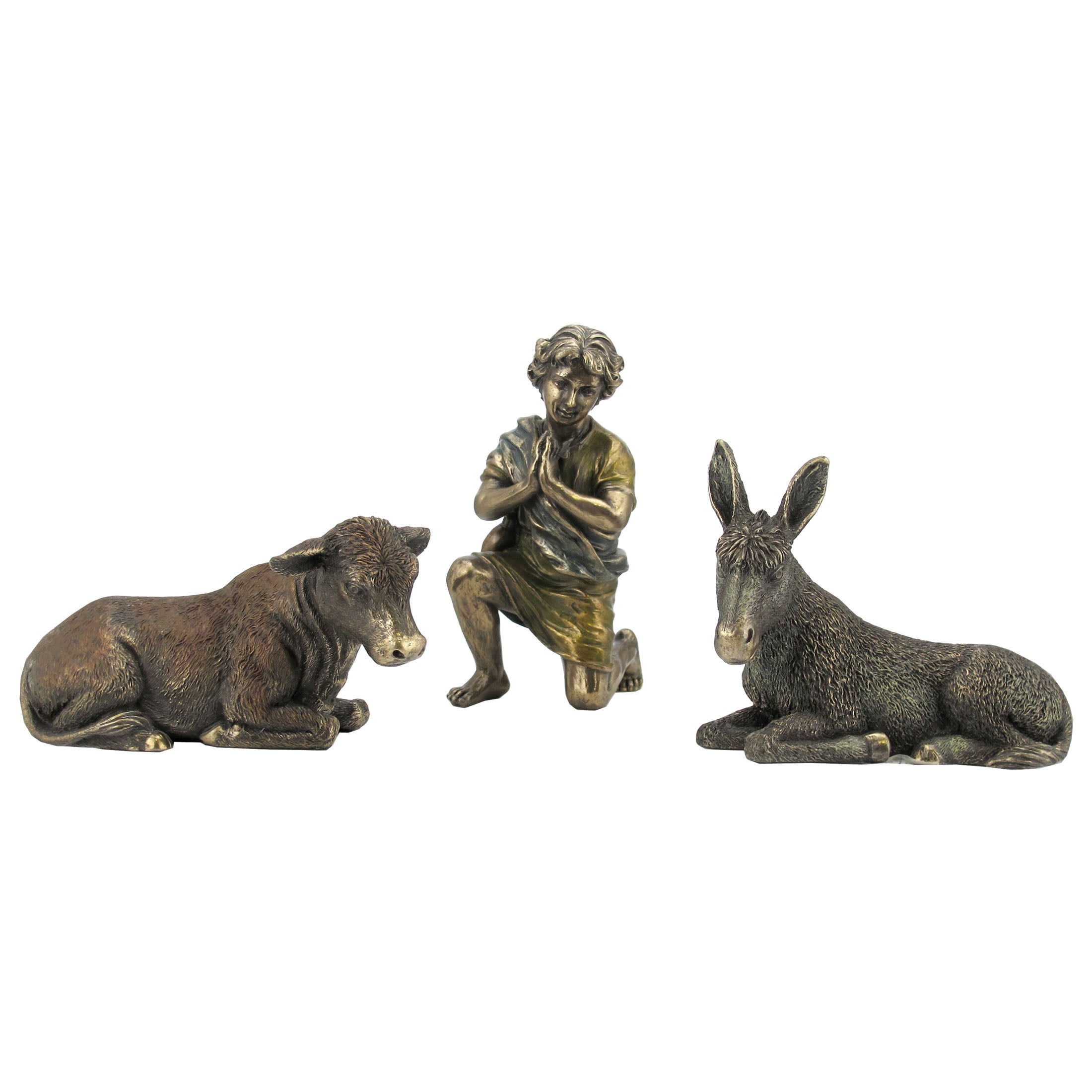 Nativity Donkey, Cow, Shepherd