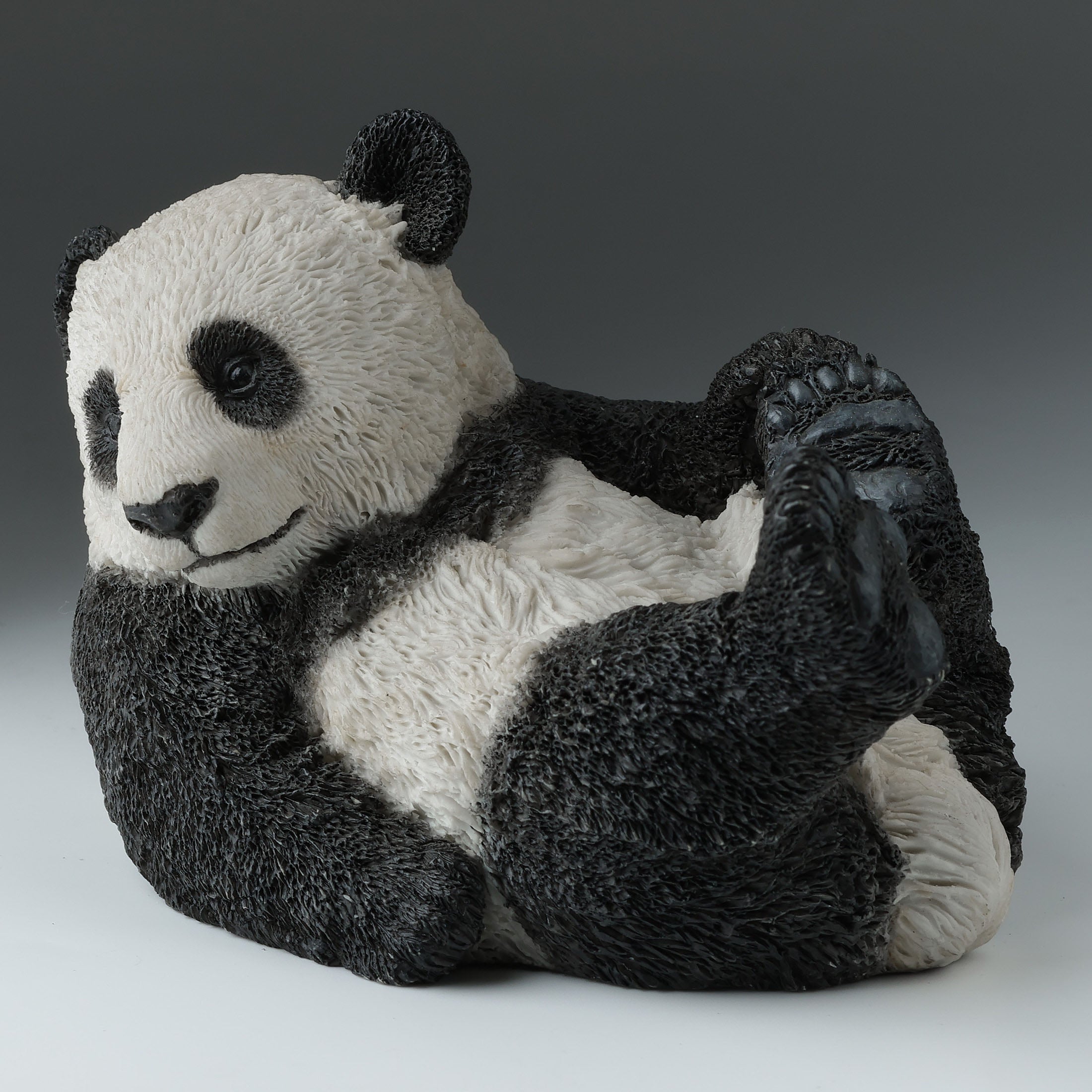 Panda Cub On His Back