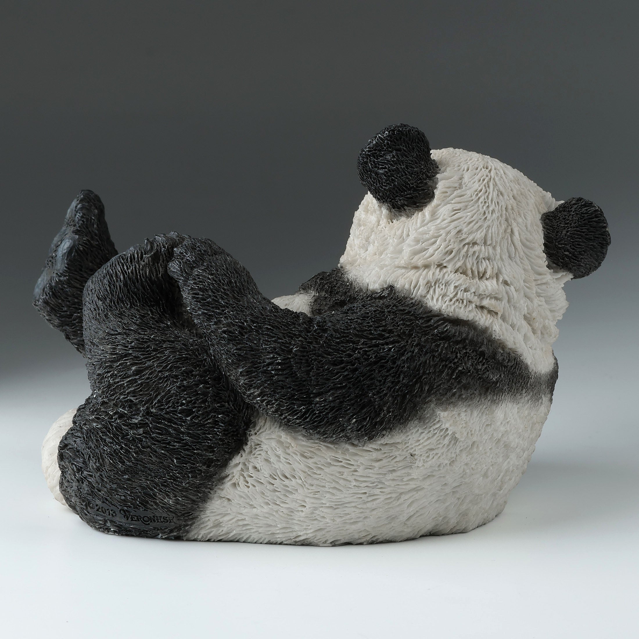 Panda Cub On His Back
