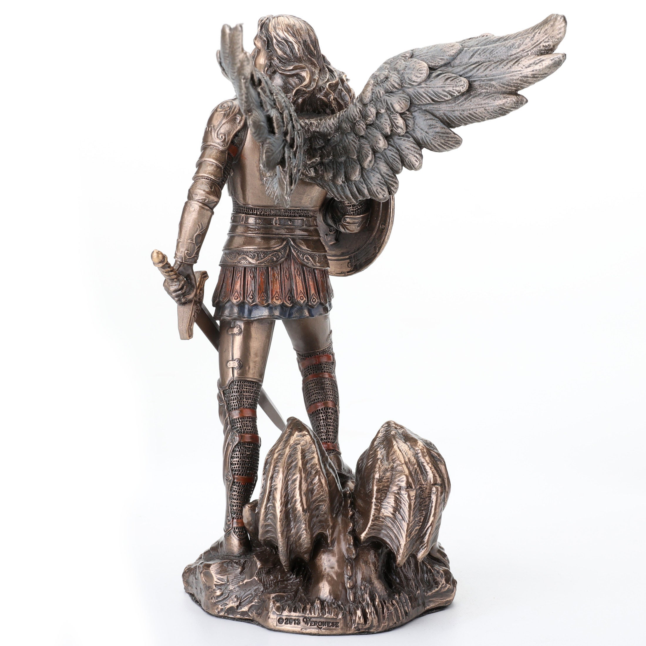 Saint Michael Standing On Demon With Sword And Shield