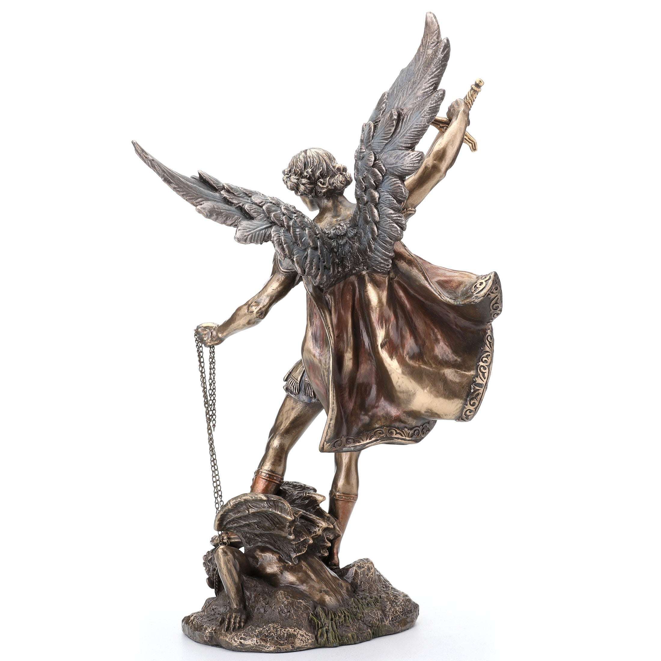 Saint Michael Standing On Demon With Sword