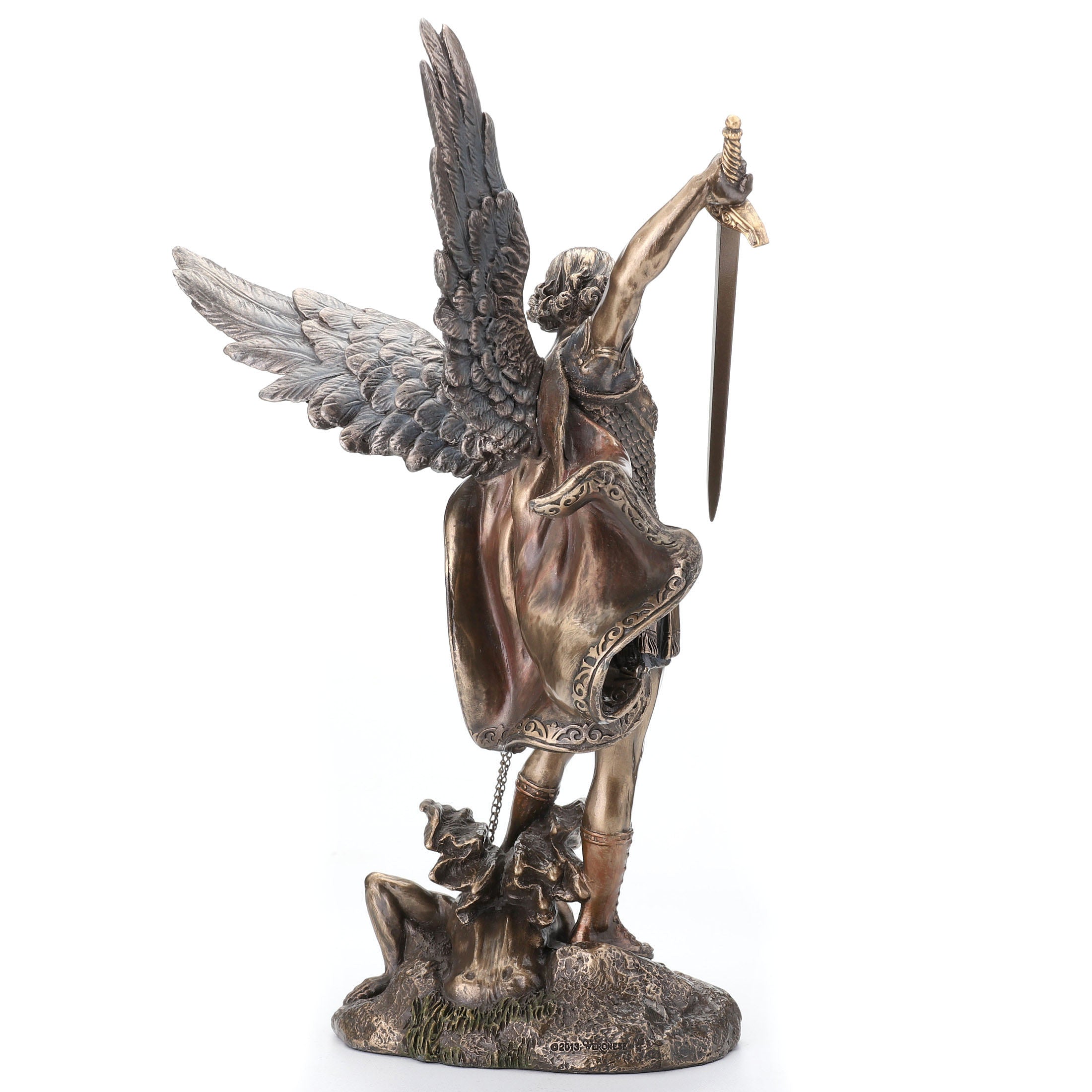 Saint Michael Standing On Demon With Sword