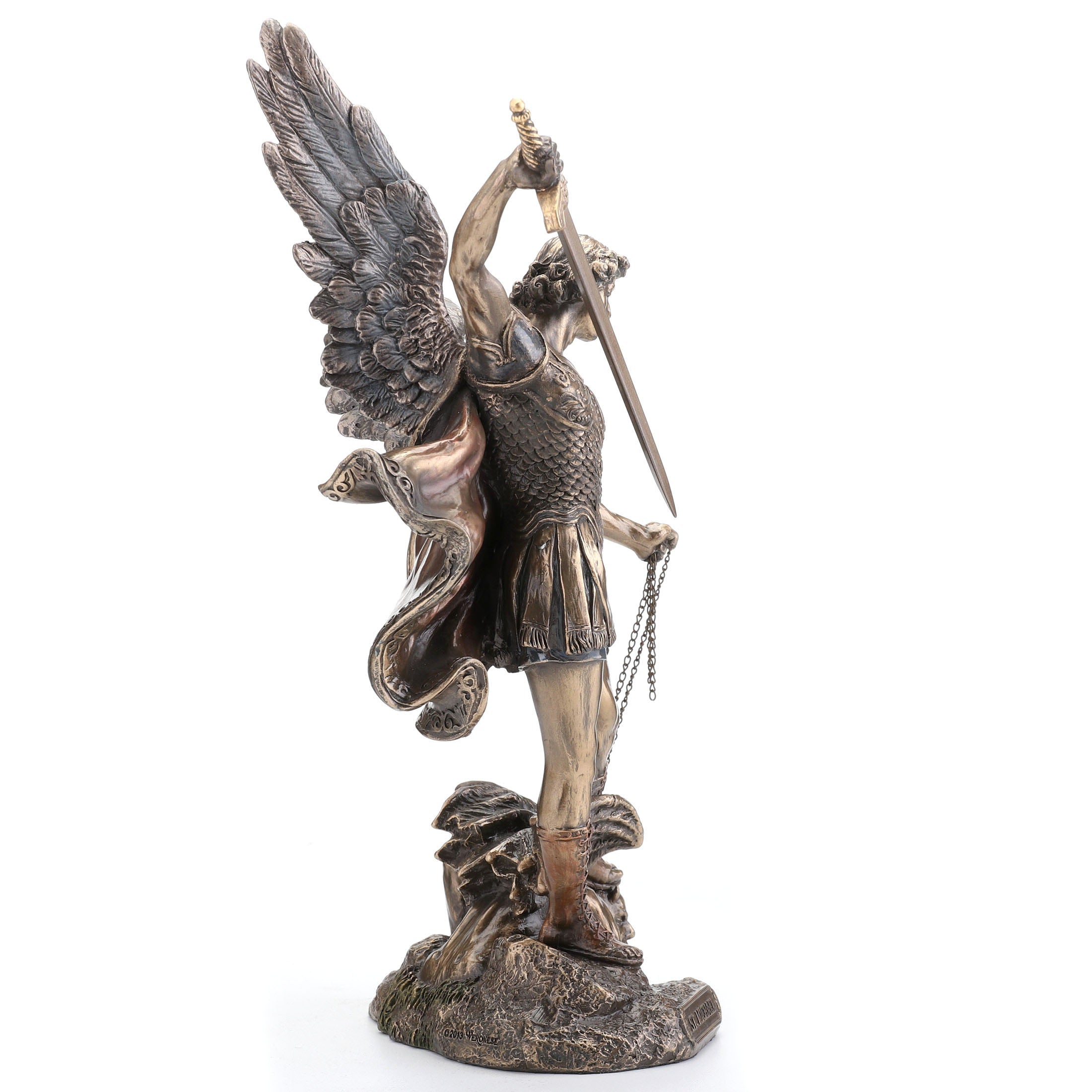 Saint Michael Standing On Demon With Sword
