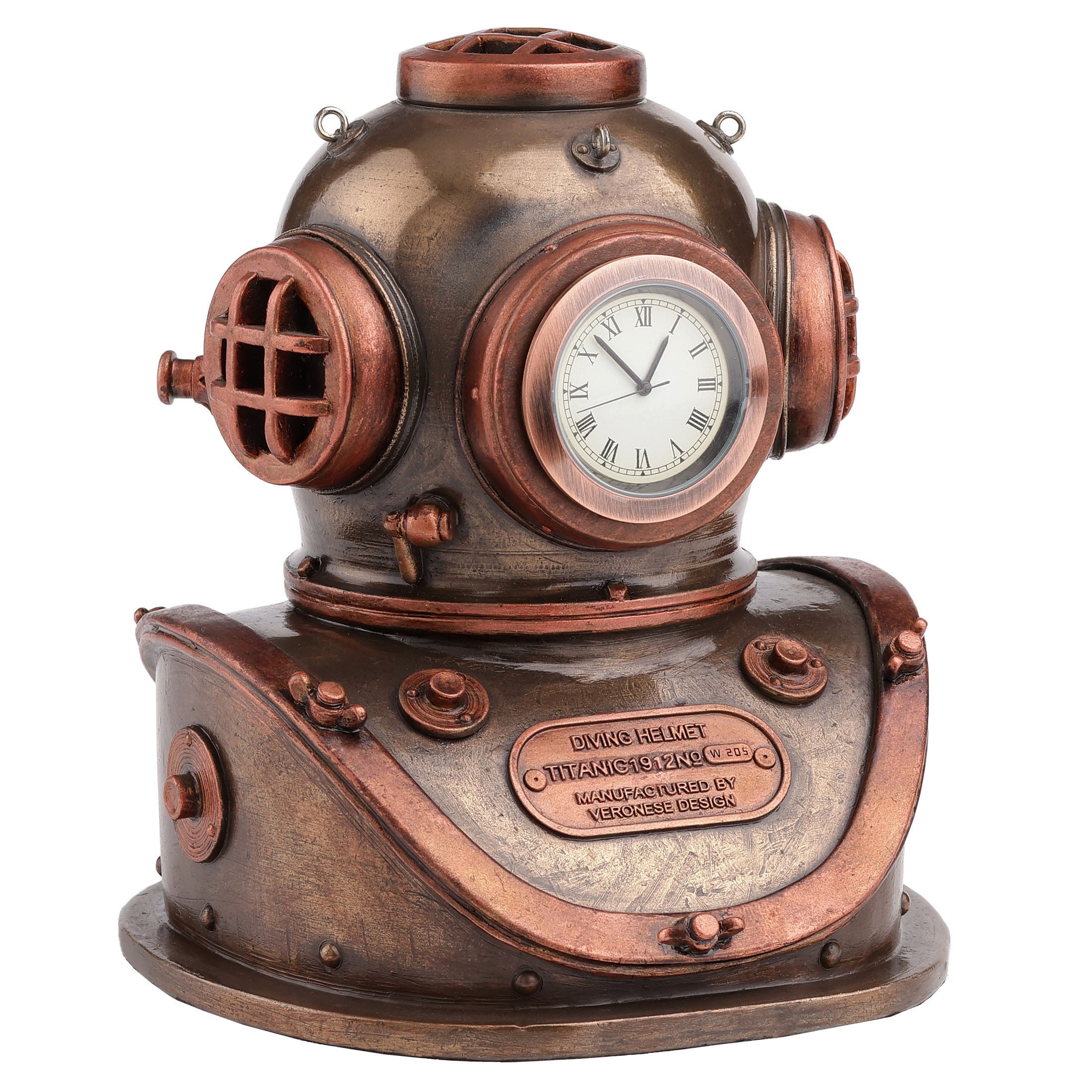 Diving Helmet Clock (Mbz + Copper)