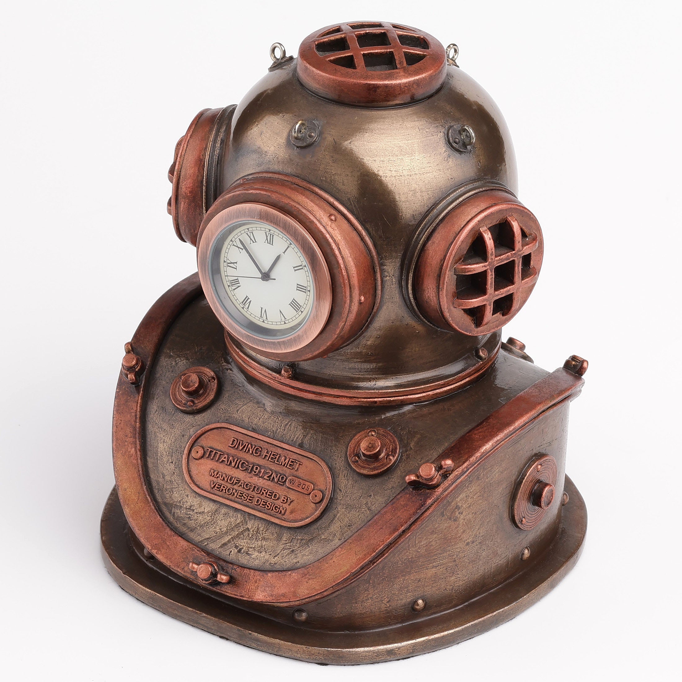 Diving Helmet Clock (Mbz + Copper)